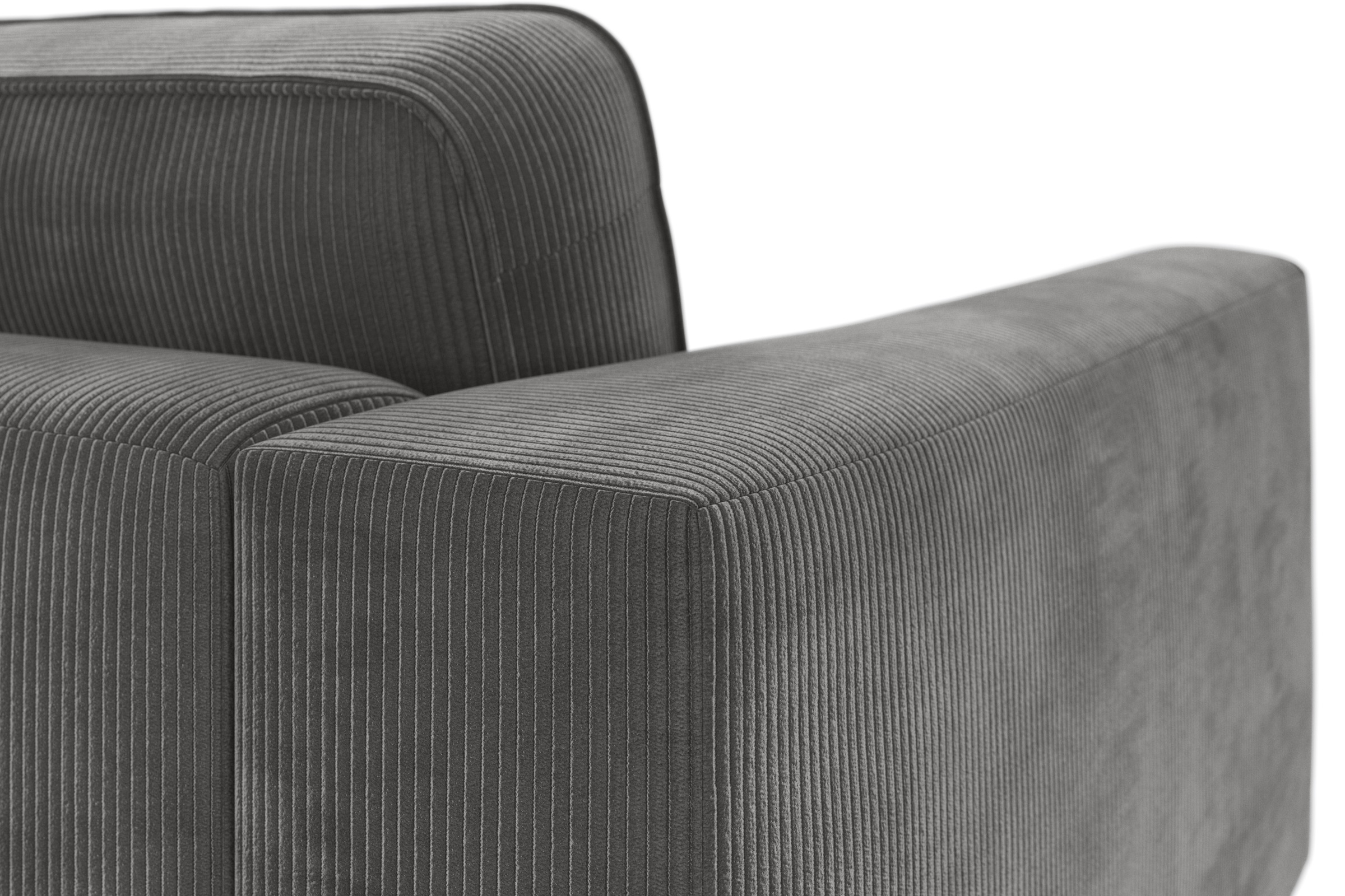 TRENDMANUFAKTUR Ecksofa »Lumber Jack, elegantes Designsofa, zeitlos modern, hoher Sitzkomfort«, wahlweise mit Bettfunktion u. Bettkasten, L-Form
