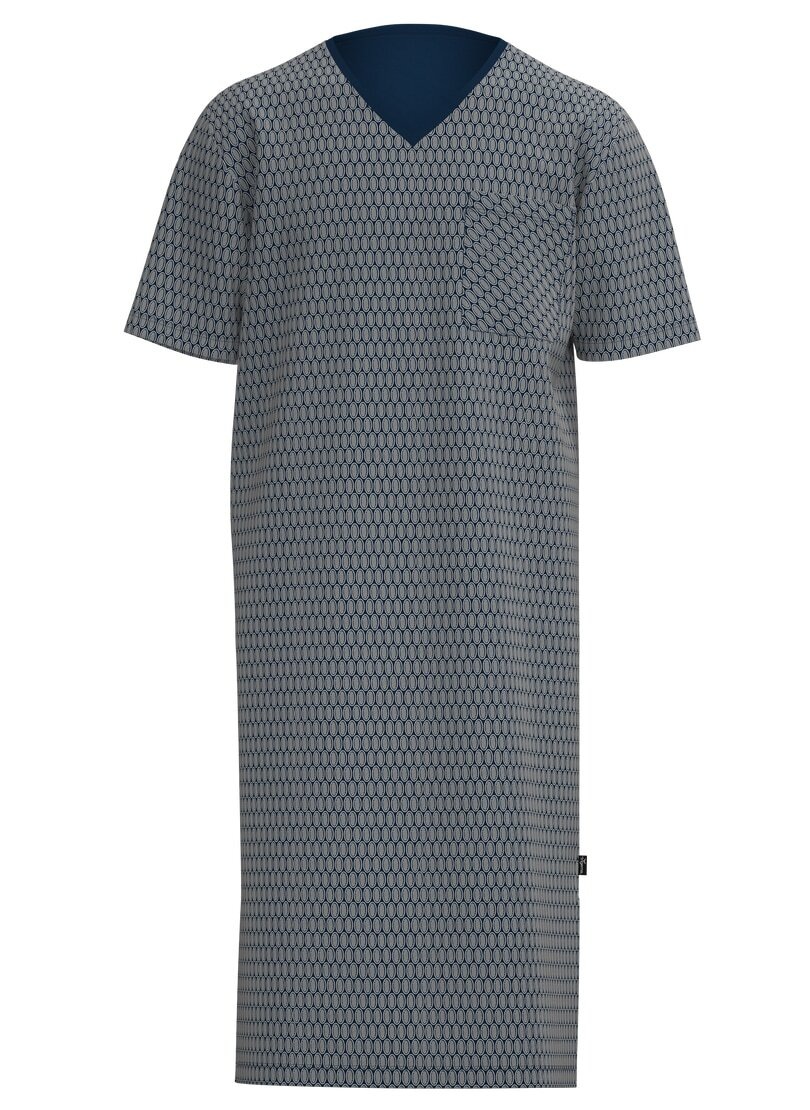 Trigema Pyjama »TRIGEMA Nachthemd mit modischem Allover-Muster« 1
