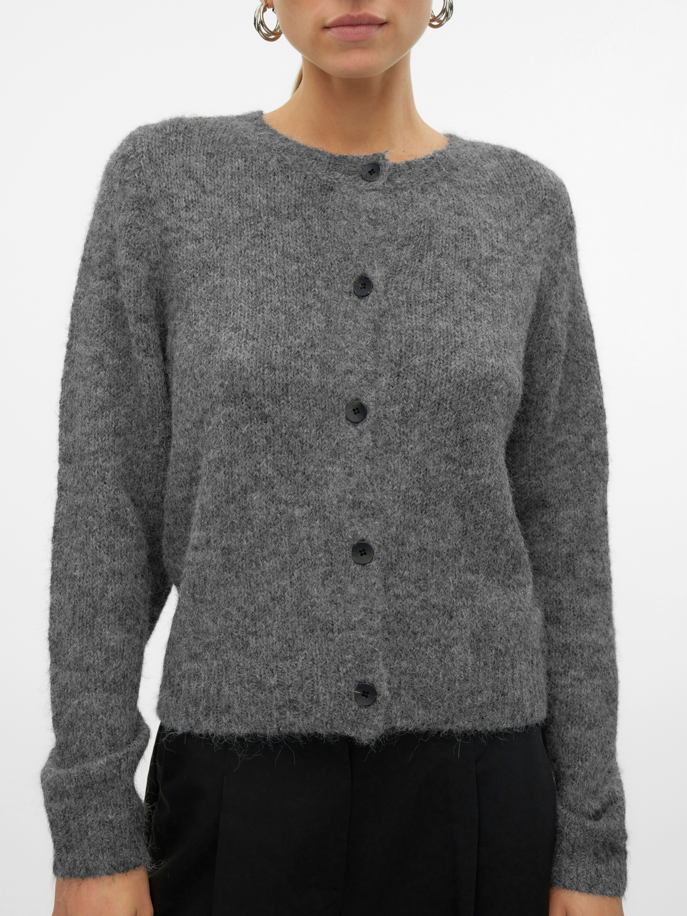 Vero Moda Strickjacke "VMNOVAH LS O-NECK BUTTON CARDI GA NOOS" günstig online kaufen