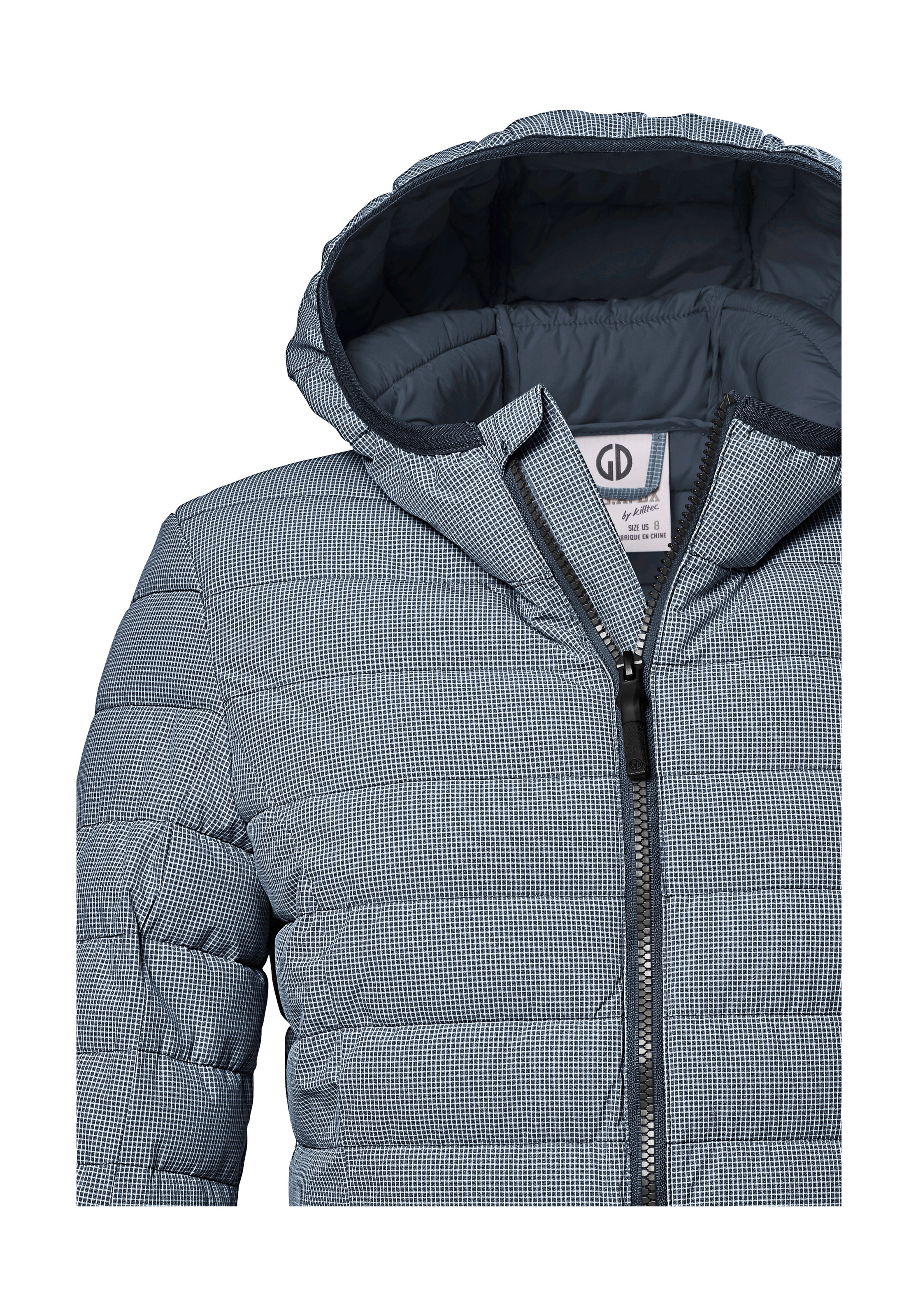 Steppjacke "GS 65 WMN QLTD JCKT", Damen, Gr. 38, blau (dunkelblau), Obermaterial: 100% Polyester;Futter: 100% Polyester;Füllung: 100% Polyester, G.I.G.A. DX BY KILLTEC, Jacken Steppjacke, Leichte Steppjacke: wasserabweisend, winddicht, elastische Bündchen 2