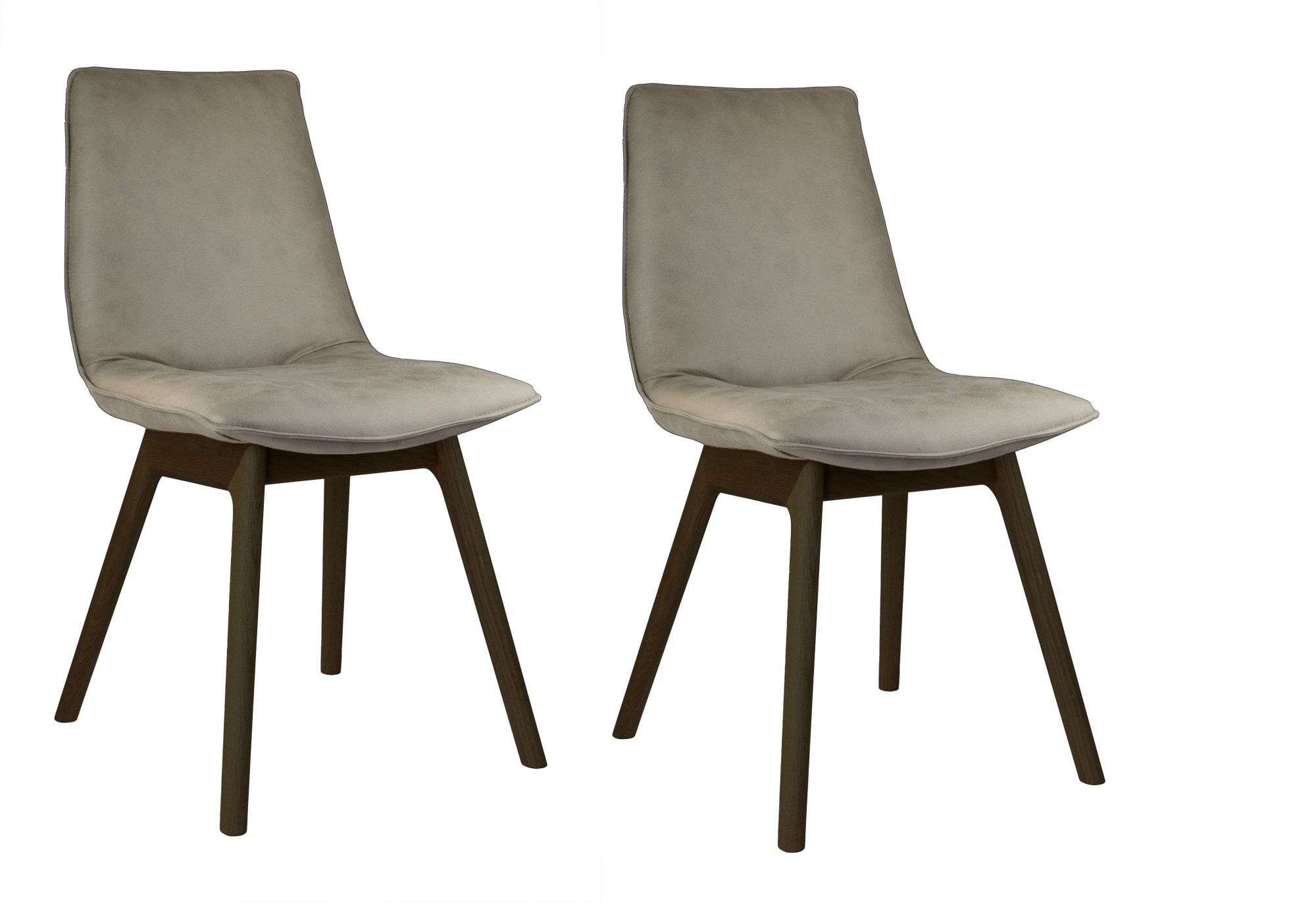 andas Esszimmerstuhl "Ramon", (Set), 2 St., Microfaser, mit Massivholzbeine günstig online kaufen