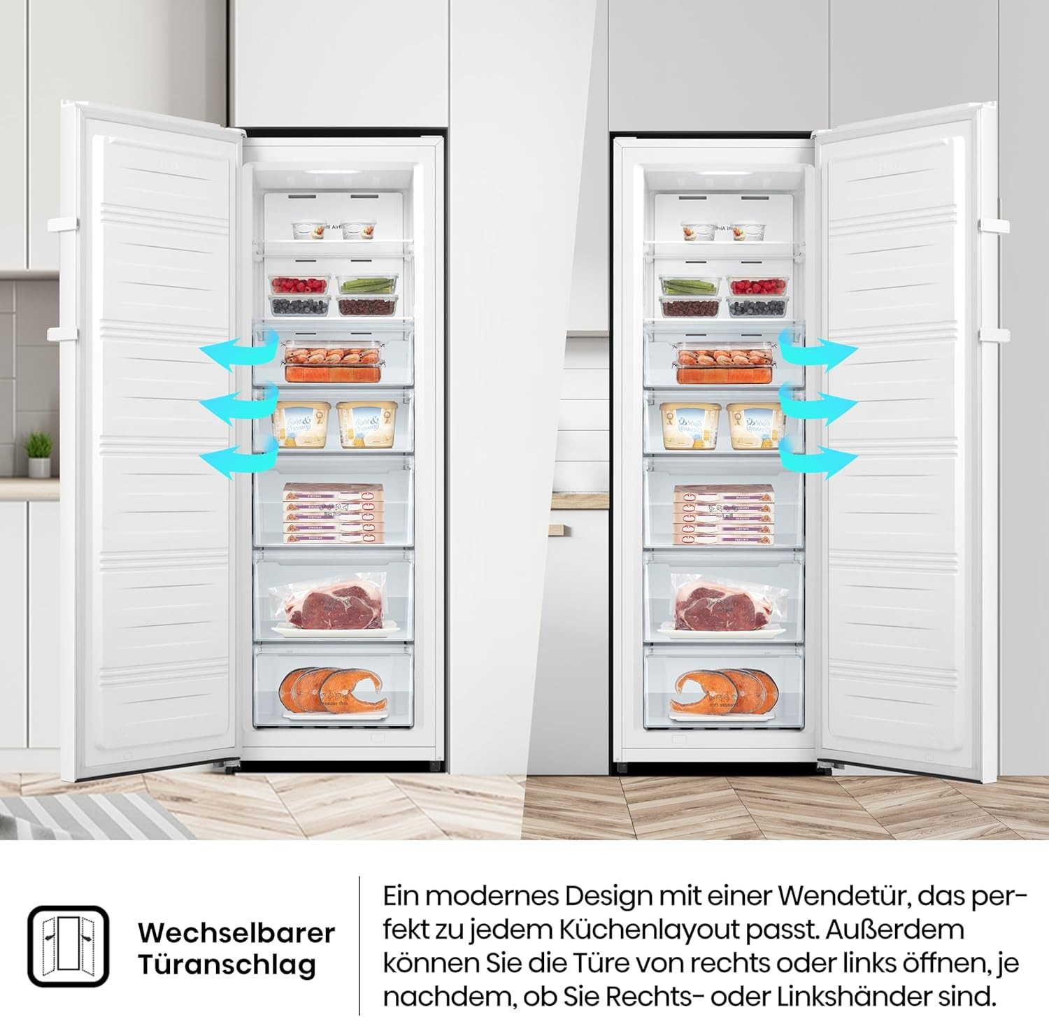 Hisense Gefrierschrank »FV298N4AWE«, 172 cm hoch, 59,5 cm breit, NoFrost - nie wieder abtauen!