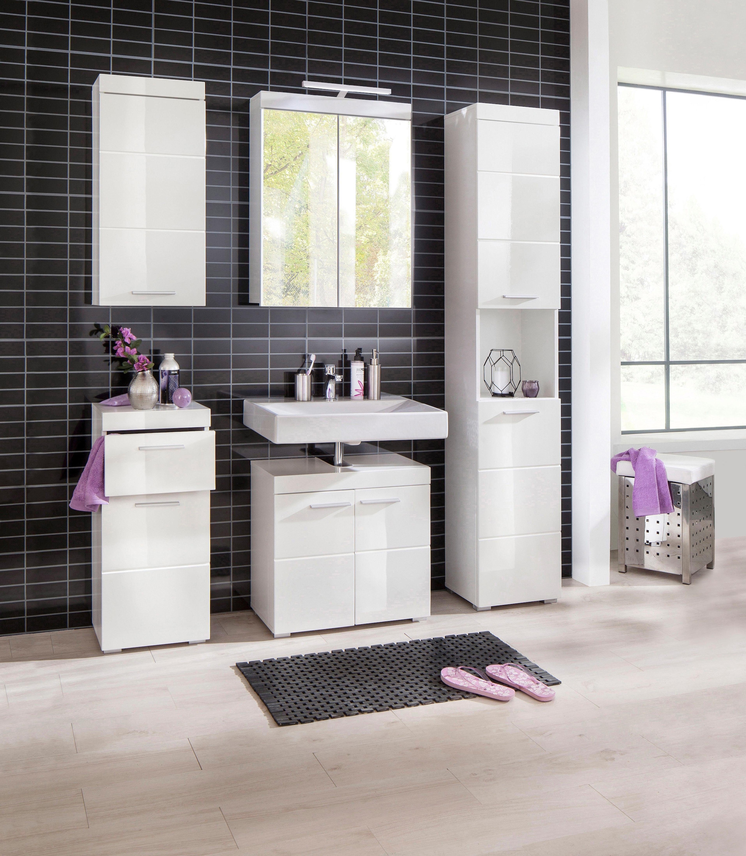 cm, Höhe INOSIGN Badezimmerschrank BAUR 2 mit Türen und 56 Waschbeckenunterschrank »Avena«, | Aussparung