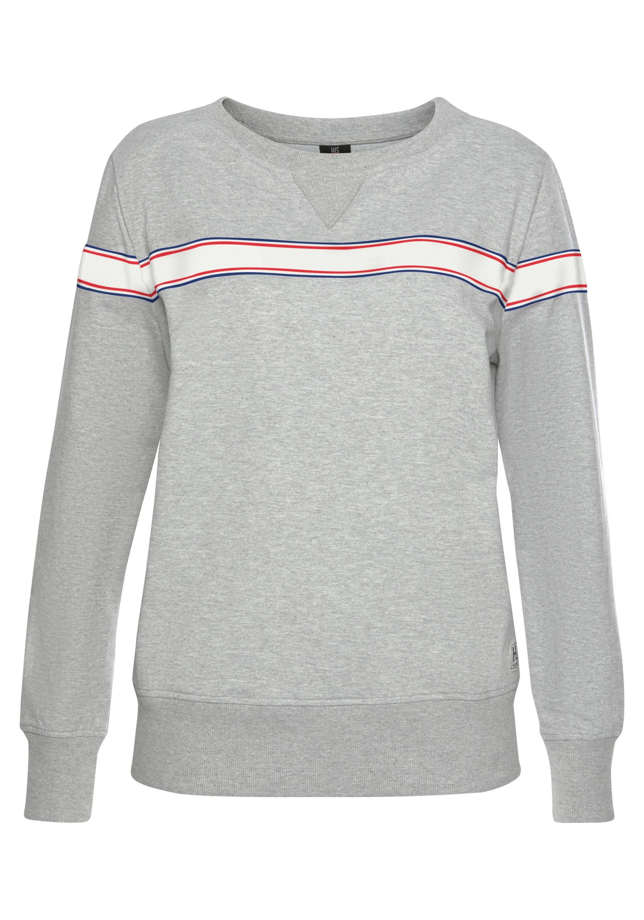 H.I.S Sweatshirt, mit gestreiftem Tape, Loungewear, Loungeanzug günstig online kaufen