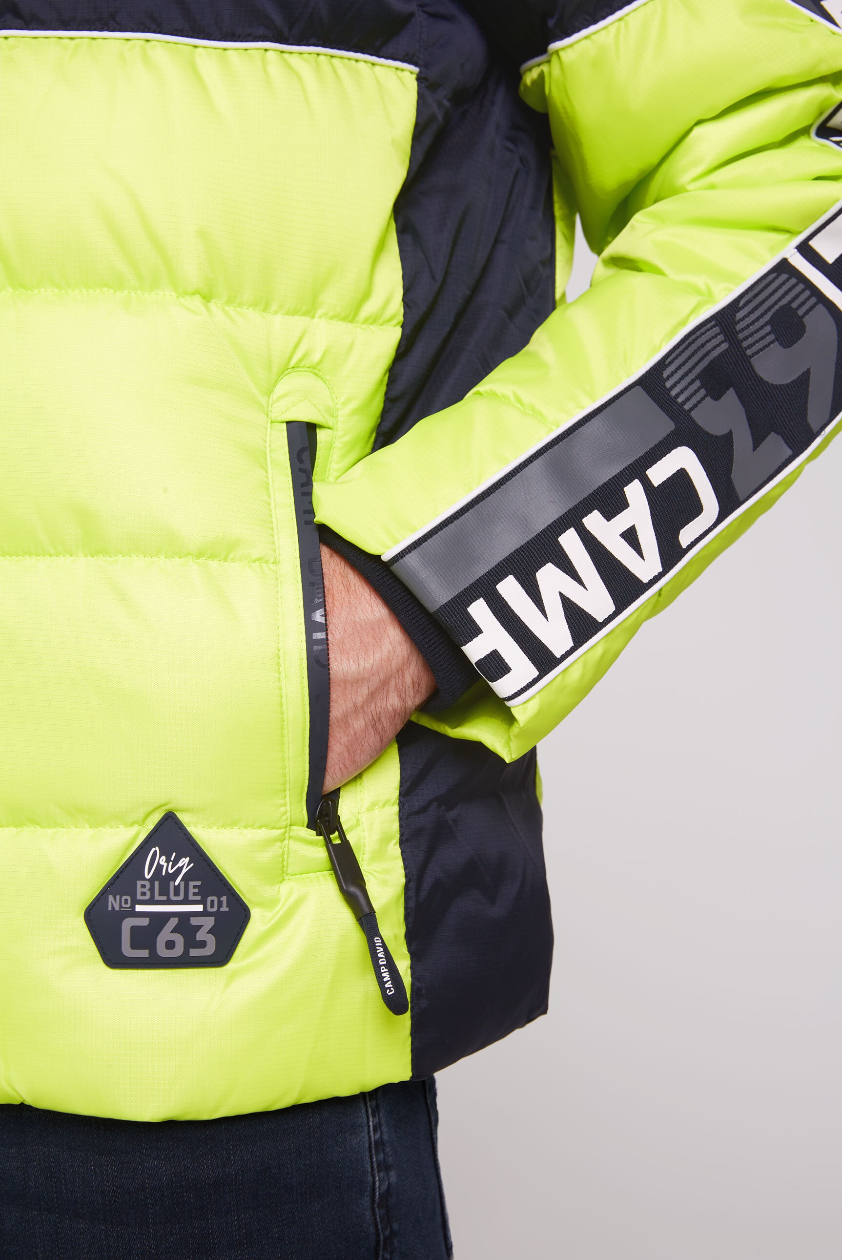 CAMP DAVID Winterjacke, mit Kapuze, mit abtrennbarer Kapuze