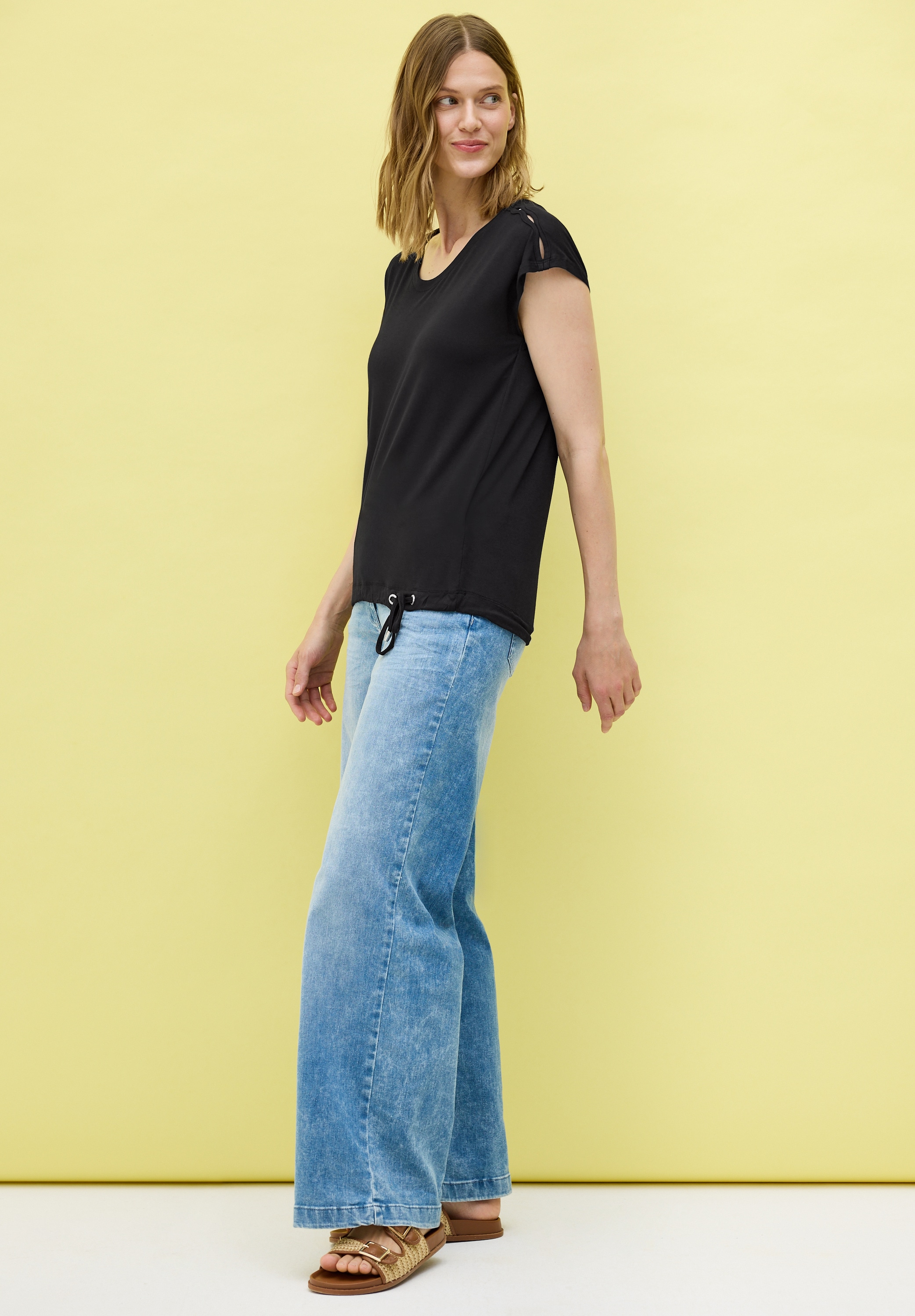 Cecil T-Shirt, aus softer Viskose