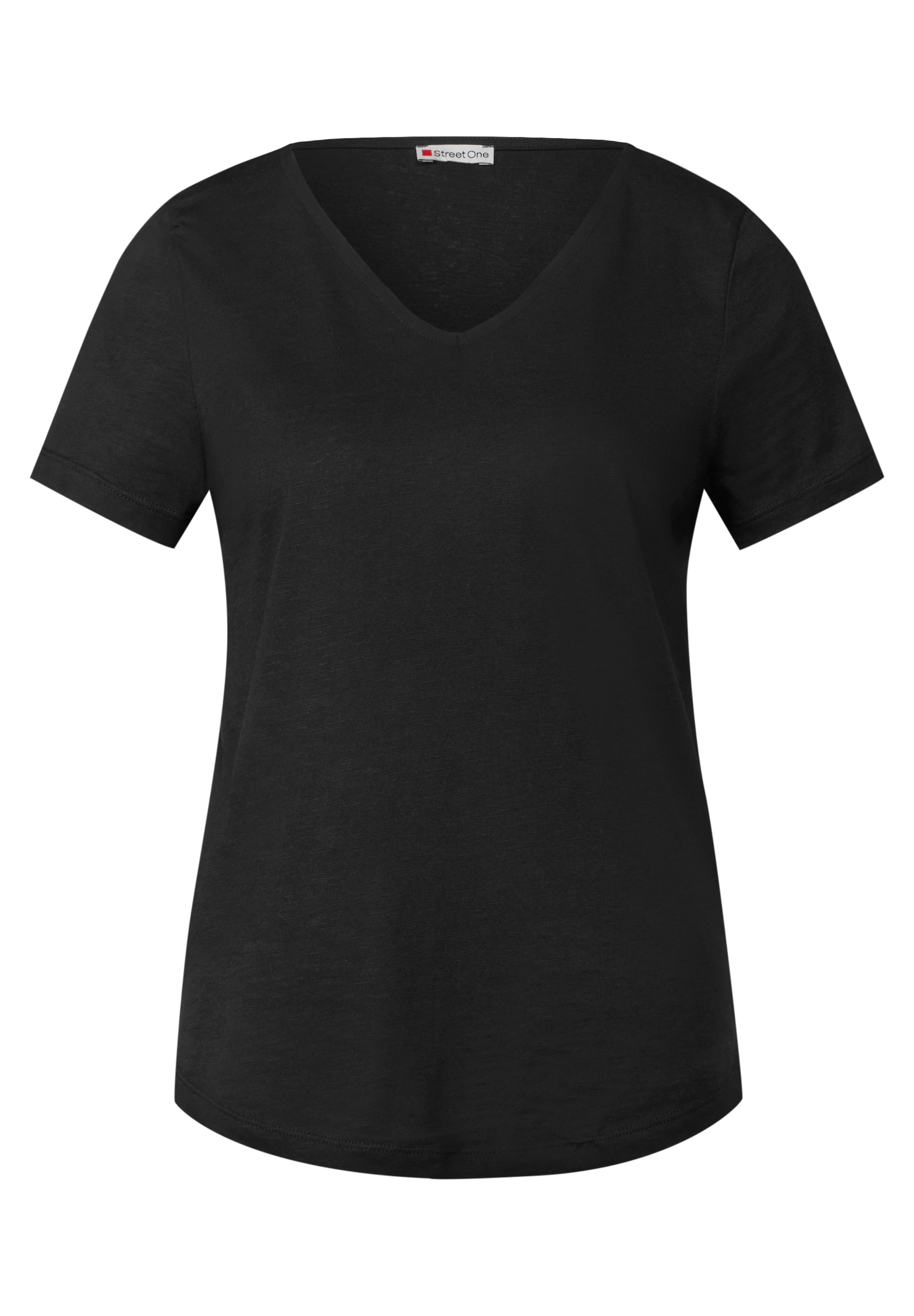 STREET ONE T-Shirt, mit V-Ausschnitt