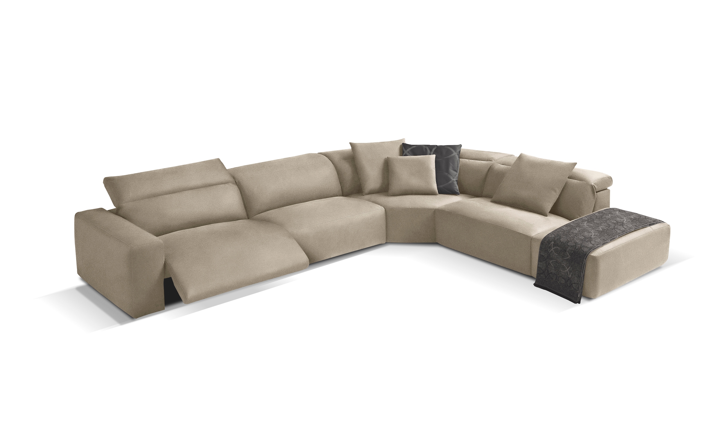 Egoitaliano Ecksofa "Beverly, extravangantes Designsofa mit erstklassigem S günstig online kaufen