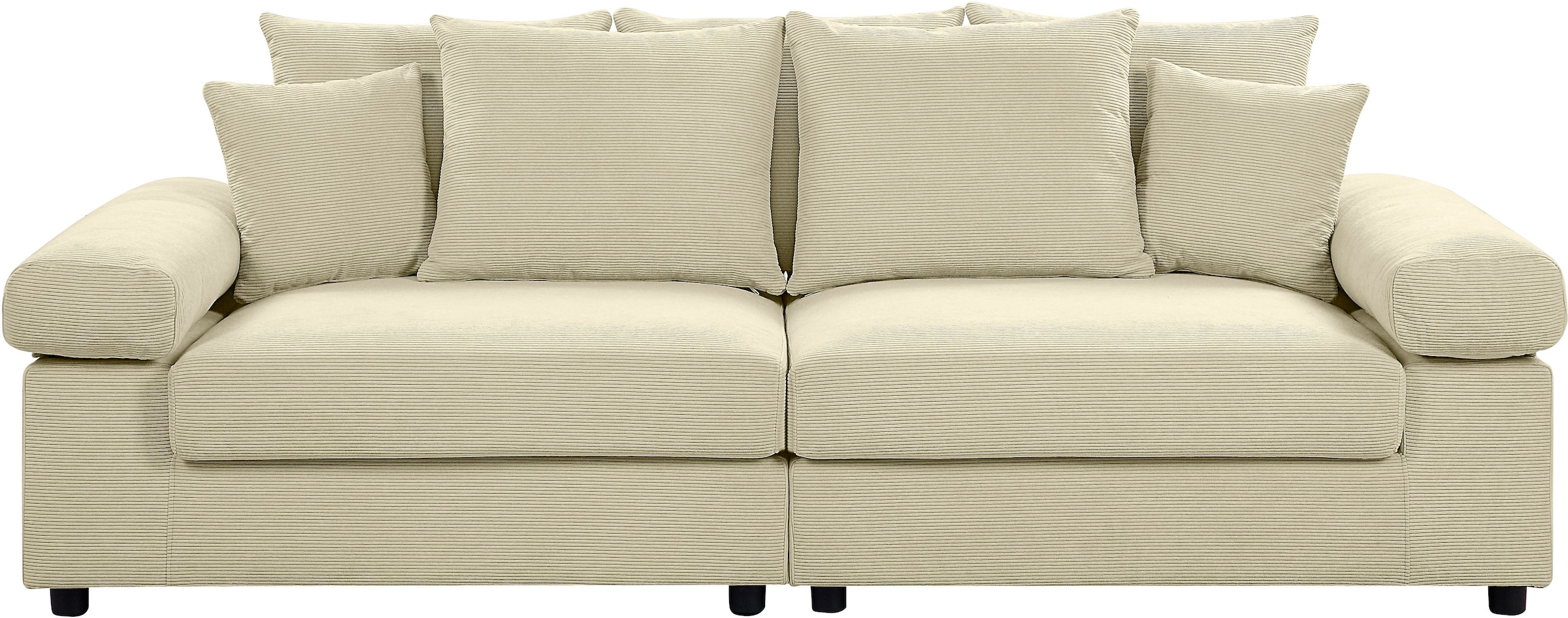 ATLANTIC home collection Raum Cord-Bezug, Big-Sofa, mit | frei bestellen Federkern, im stellbar XXL-Sitzfläche, mit BAUR