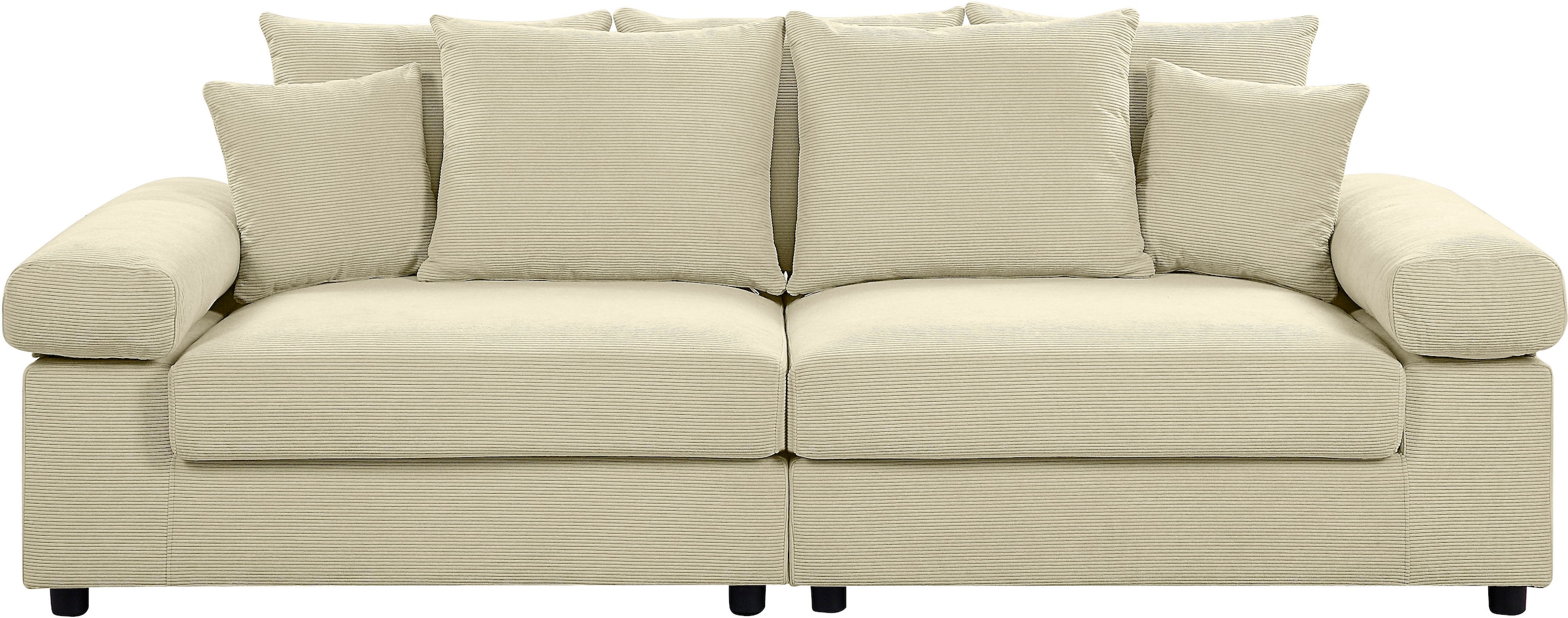 ATLANTIC home collection Big-Sofa "Bjoern", mit Cord-Bezug, XXL-Sitzfläche, günstig online kaufen