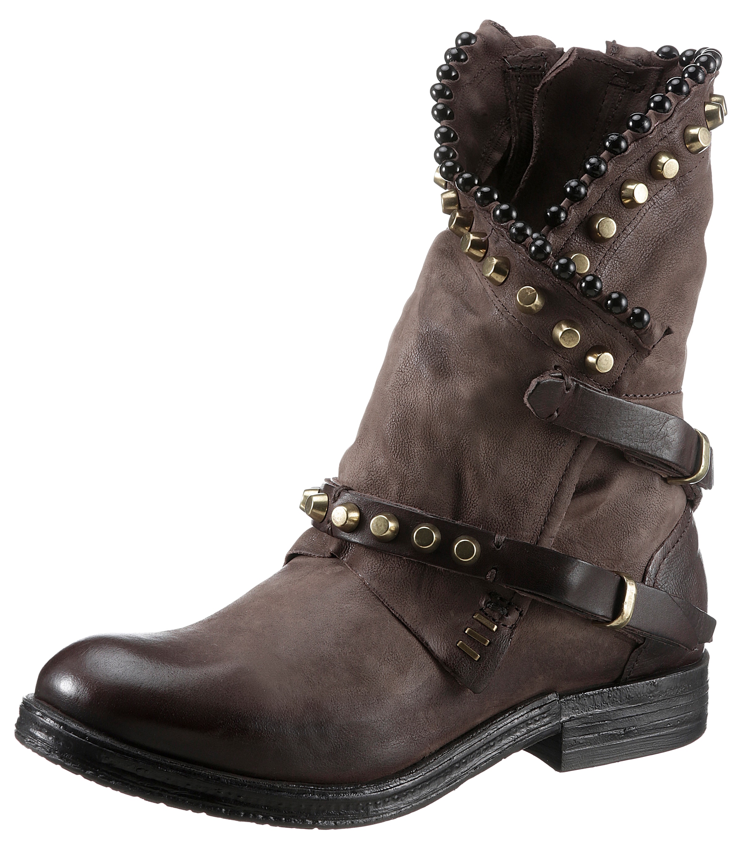 A.S.98 Bikerboots »VERTI«, im angesagten Used Look