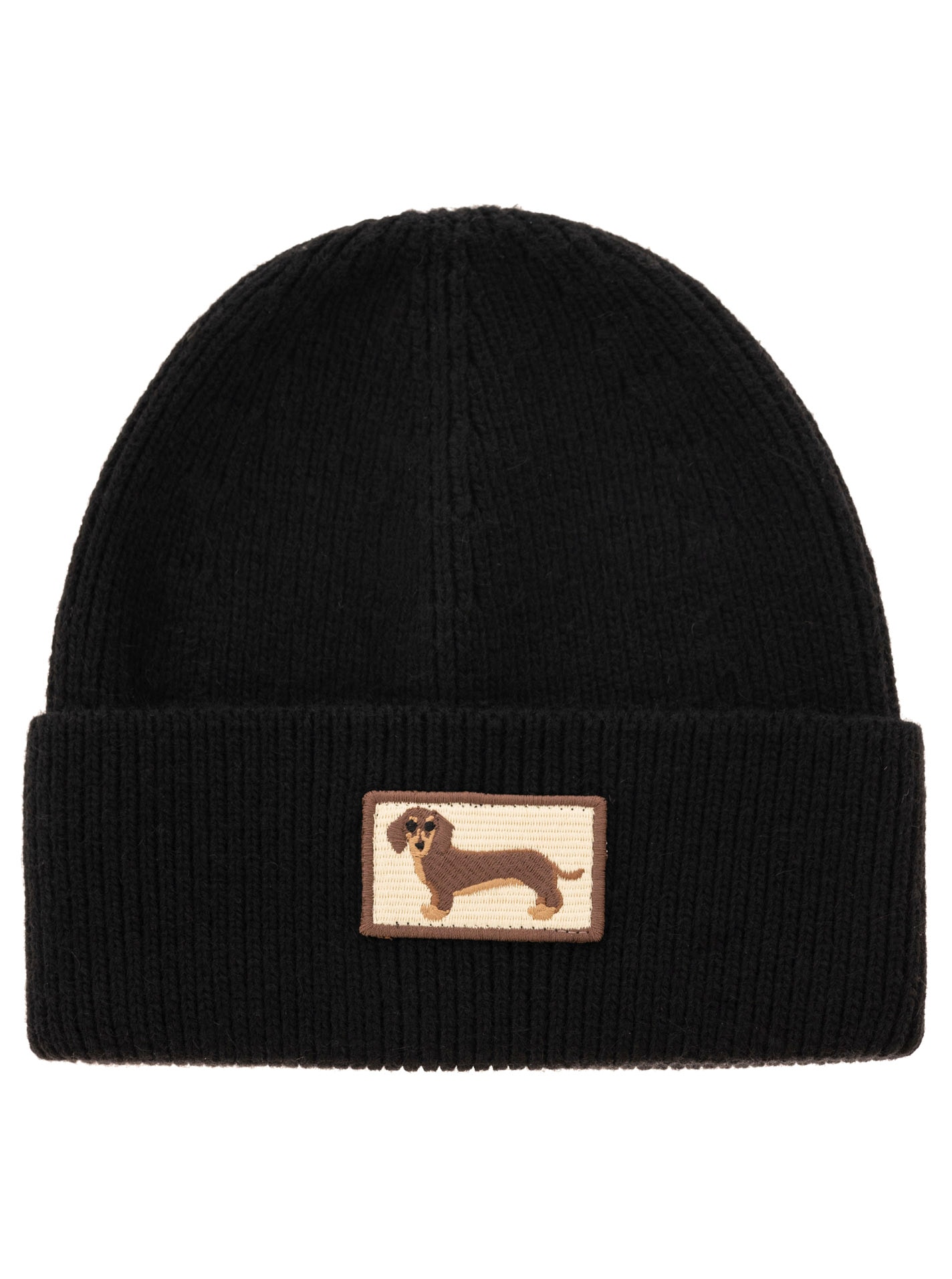 Zwillingsherz Beanie »"Dog Patch"«, mit süßem Dackelmotiv und Wollanteil