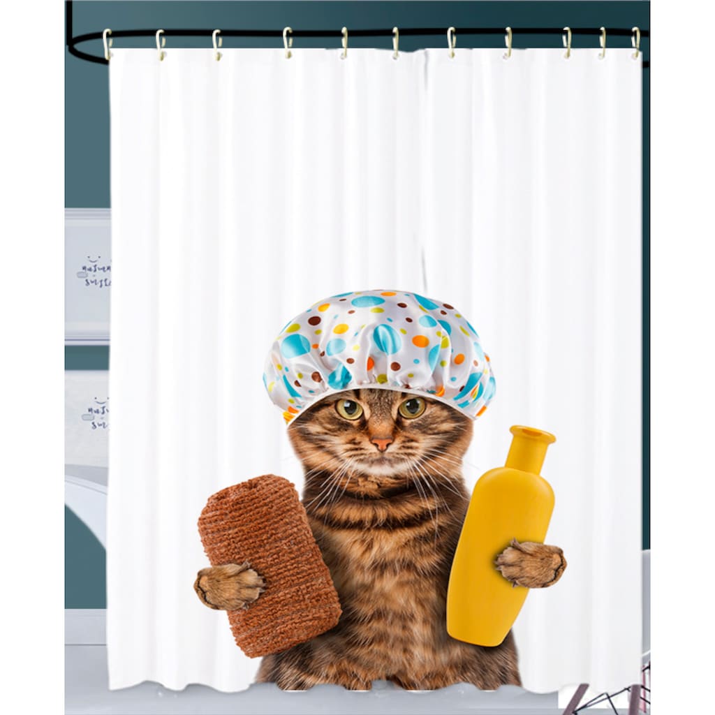 Sanilo Duschvorhang »Shower Cat«