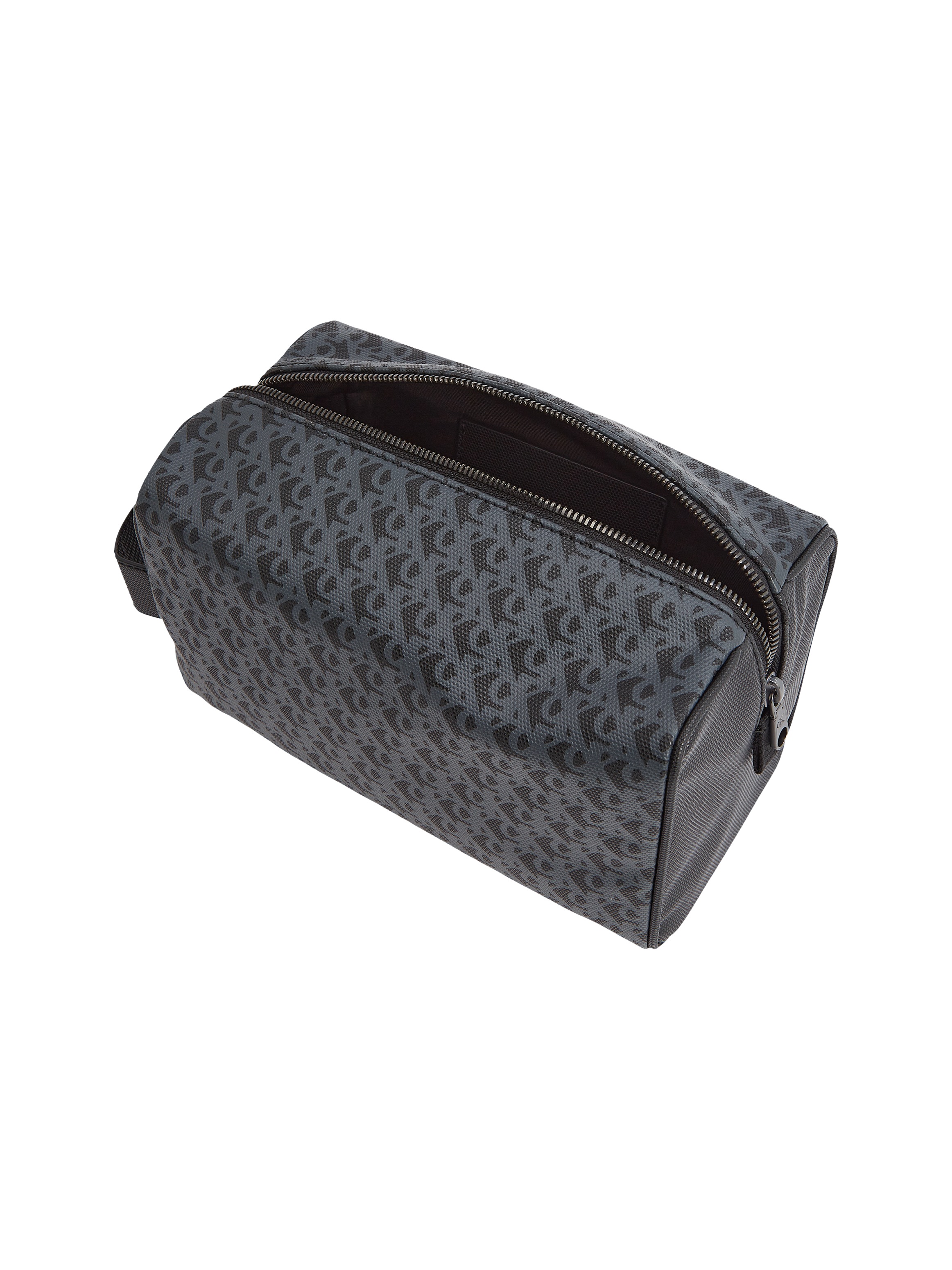 Calvin Klein Jeans Kulturbeutel »AOP TEXTURED DOPP KIT«, Schminktasche, Kosmetiktasche, Essential Bag mit CK Muster