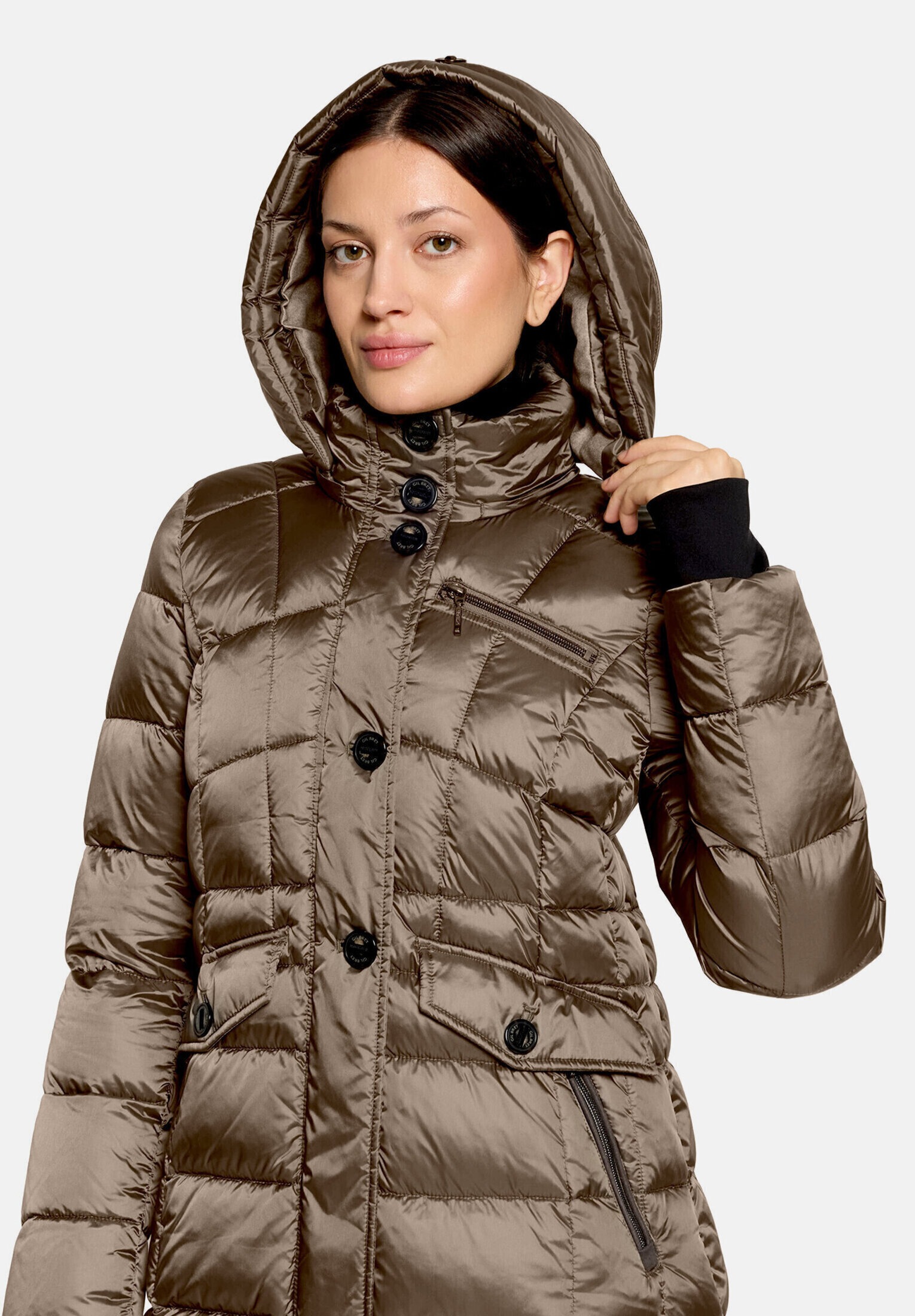 Gil Bret Winterjacke »Damen mit abnehmbarer Kapuze« mit Kapuze