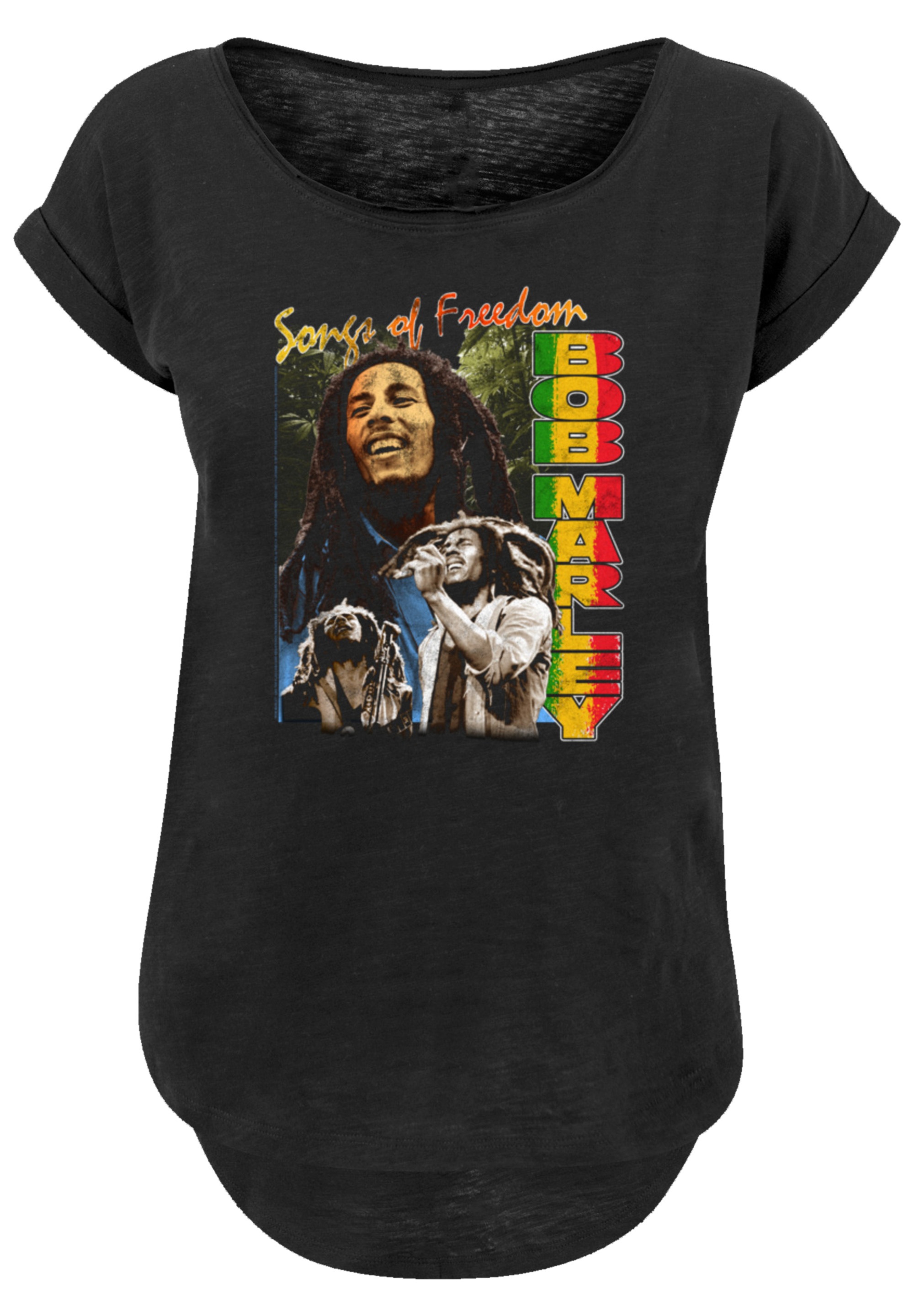 F4NT4STIC T-Shirt »Bob Marley Freedom Vintage Reggae Music«, Premium Qualität, Musik, By Rock Off