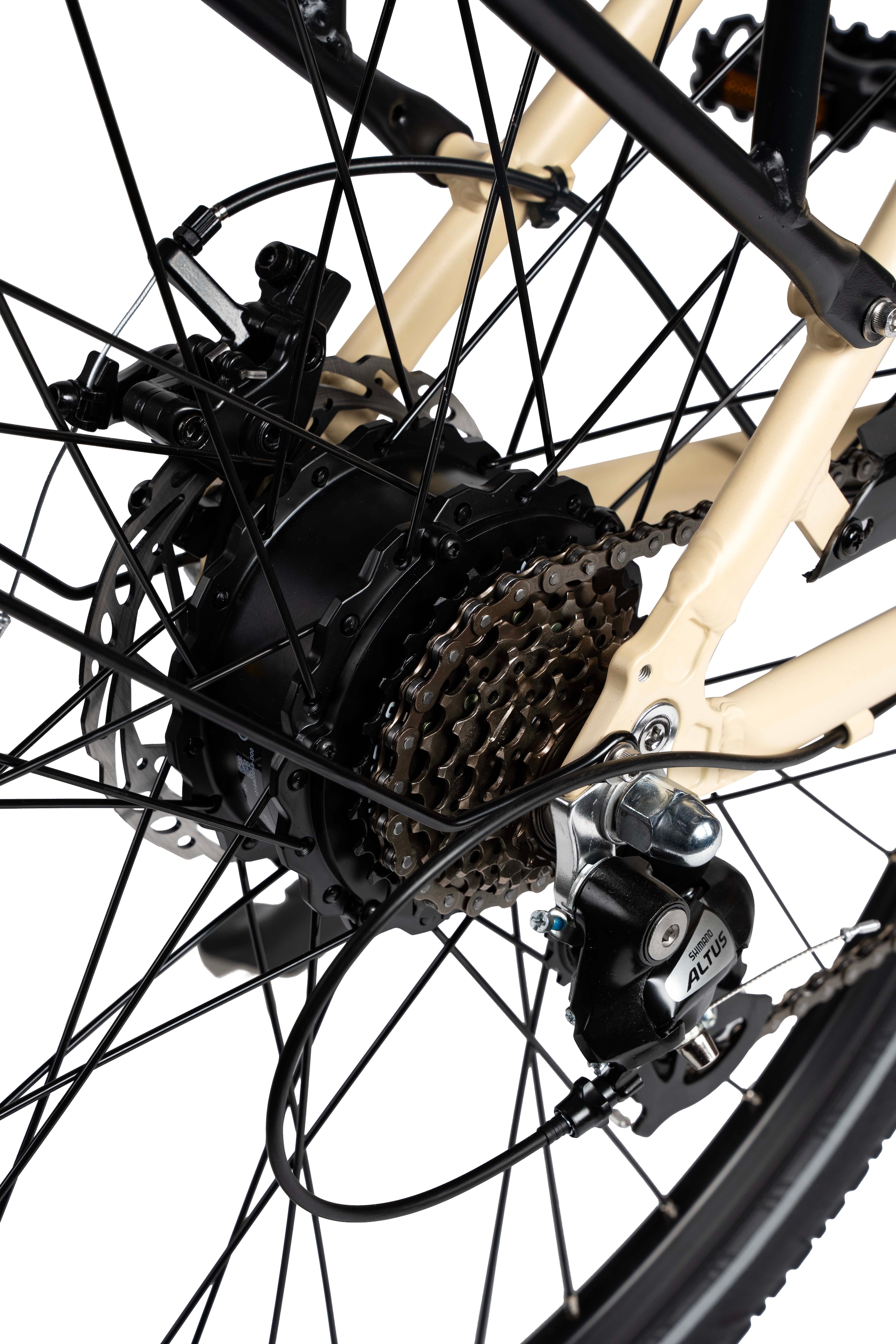 Maxtron »Maxtron Urban 7 E-Citybike 28 Zoll« 7 Gang Shimano Altus Schaltwerk Kettenschaltung Heckmotor 250 W Packung,  Tiefeinsteiger für Damen