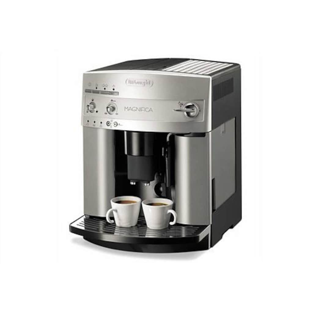 De'Longhi Kaffeevollautomat »Magnifica ESAM 3200.S«, mit Milchaufschäumdüse, Kegelmahlwerk 13 Stufen, Herausnehmbare Brühgruppe, 2-Tassen-Funktion, in silber
