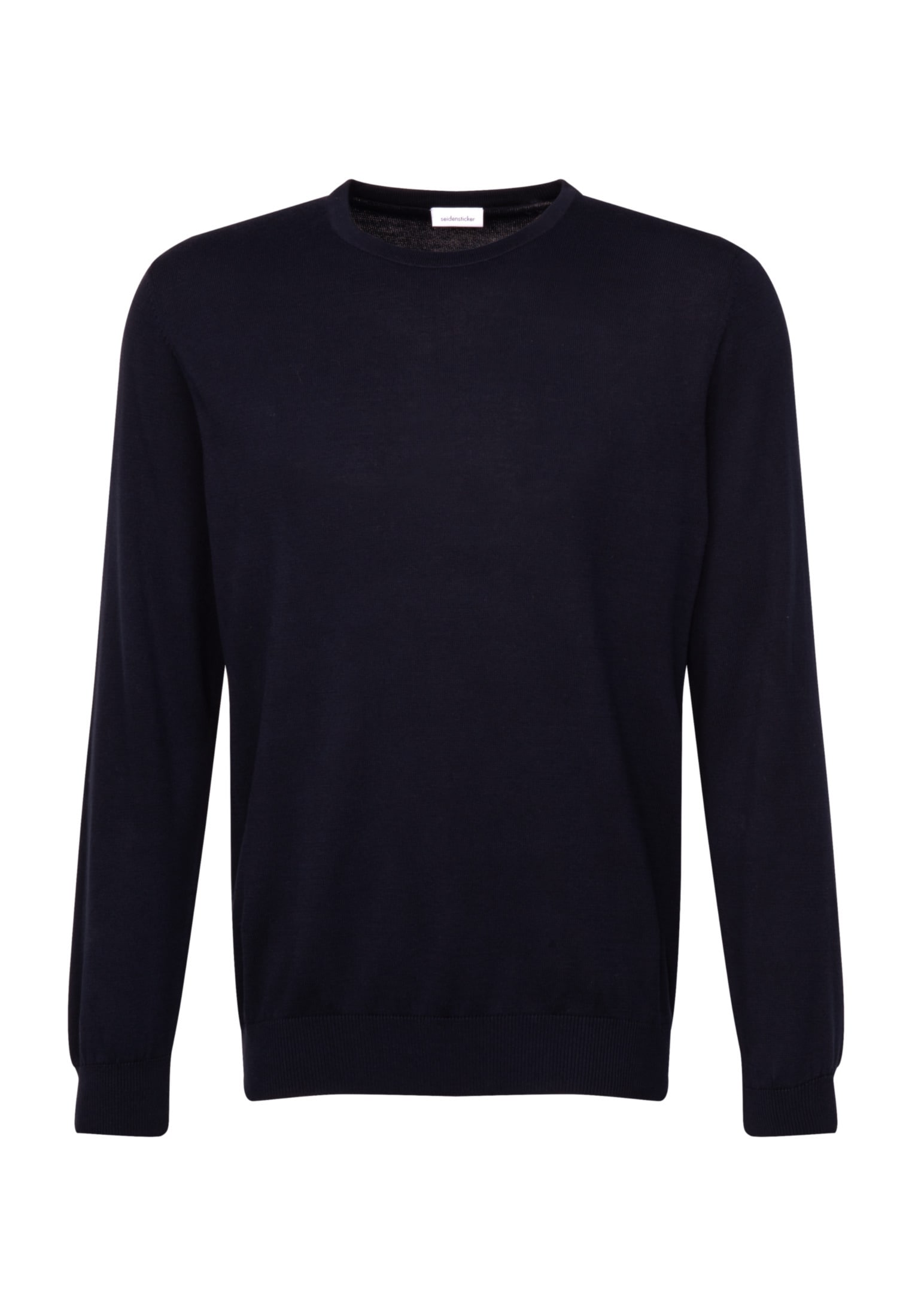 seidensticker Strickpullover »Schwarze Rose«, Langarm Rundhals Uni