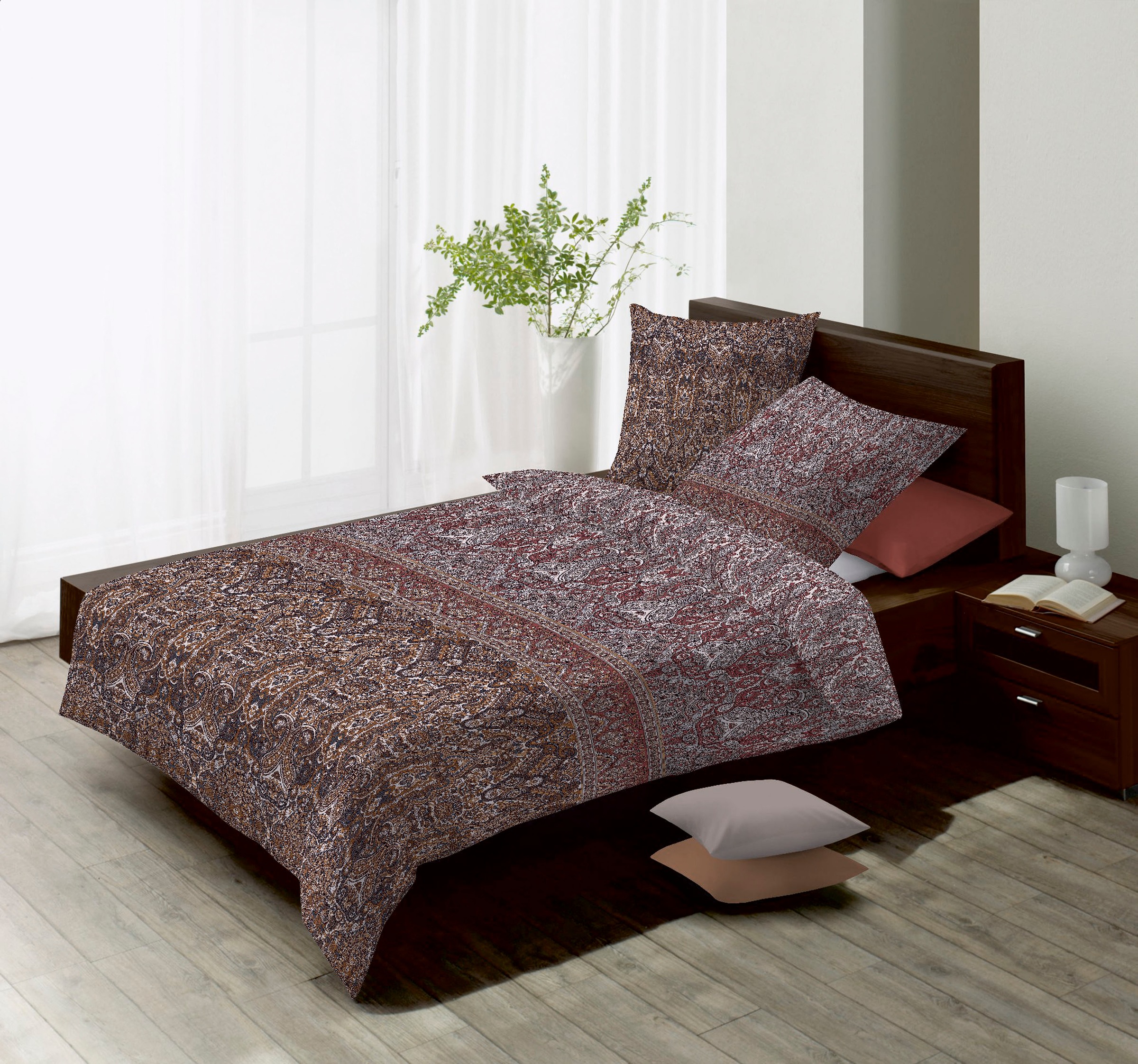 fleuresse Bettwäsche "Davos" 2 Stk. tlg. Feinbiber, Baumwolle, in Gr. 135x2 günstig online kaufen