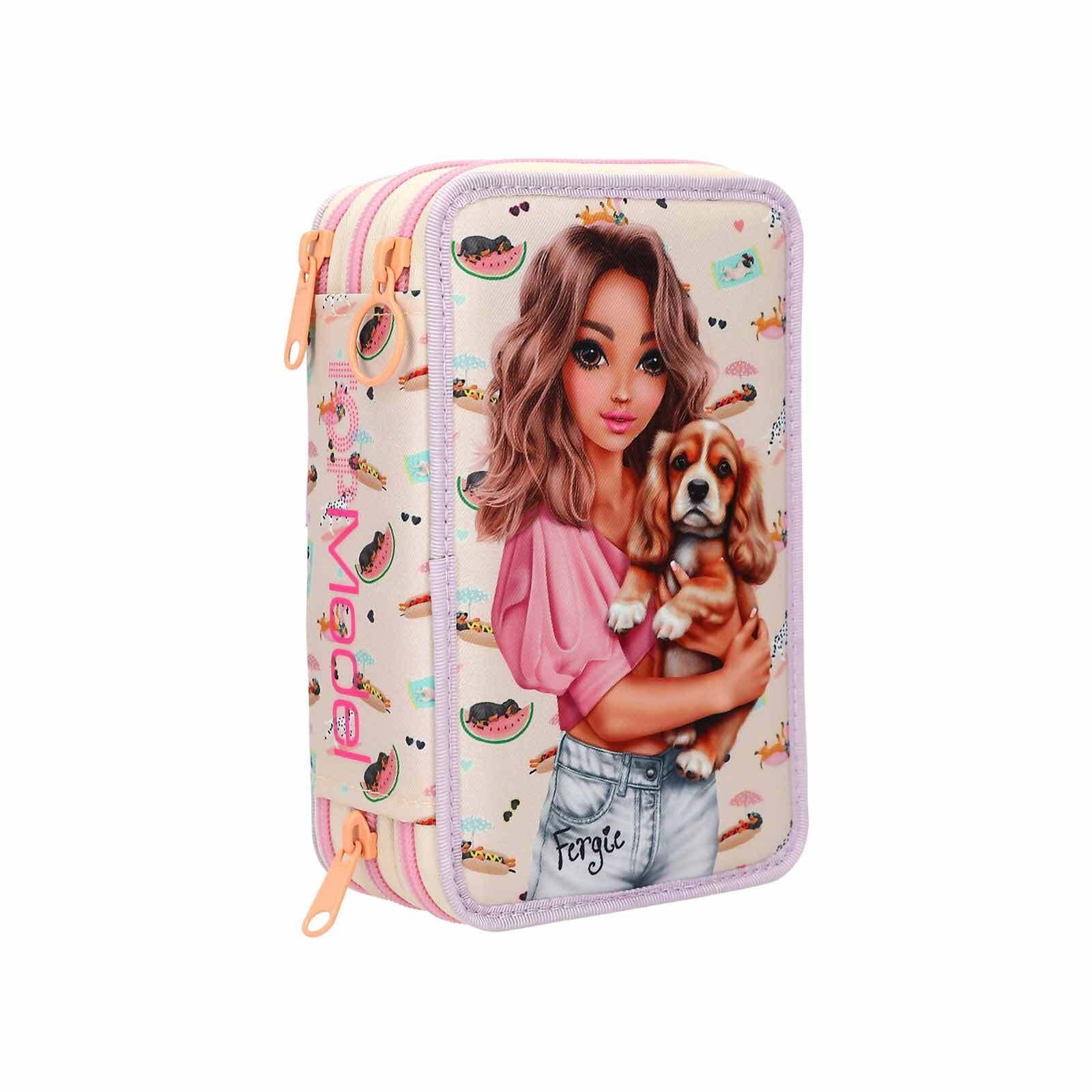 Depesche Buntstift »3-Fach Federtasche SUNNY DOG TOPModel 7,5 x 13 x 20 cm bunt«