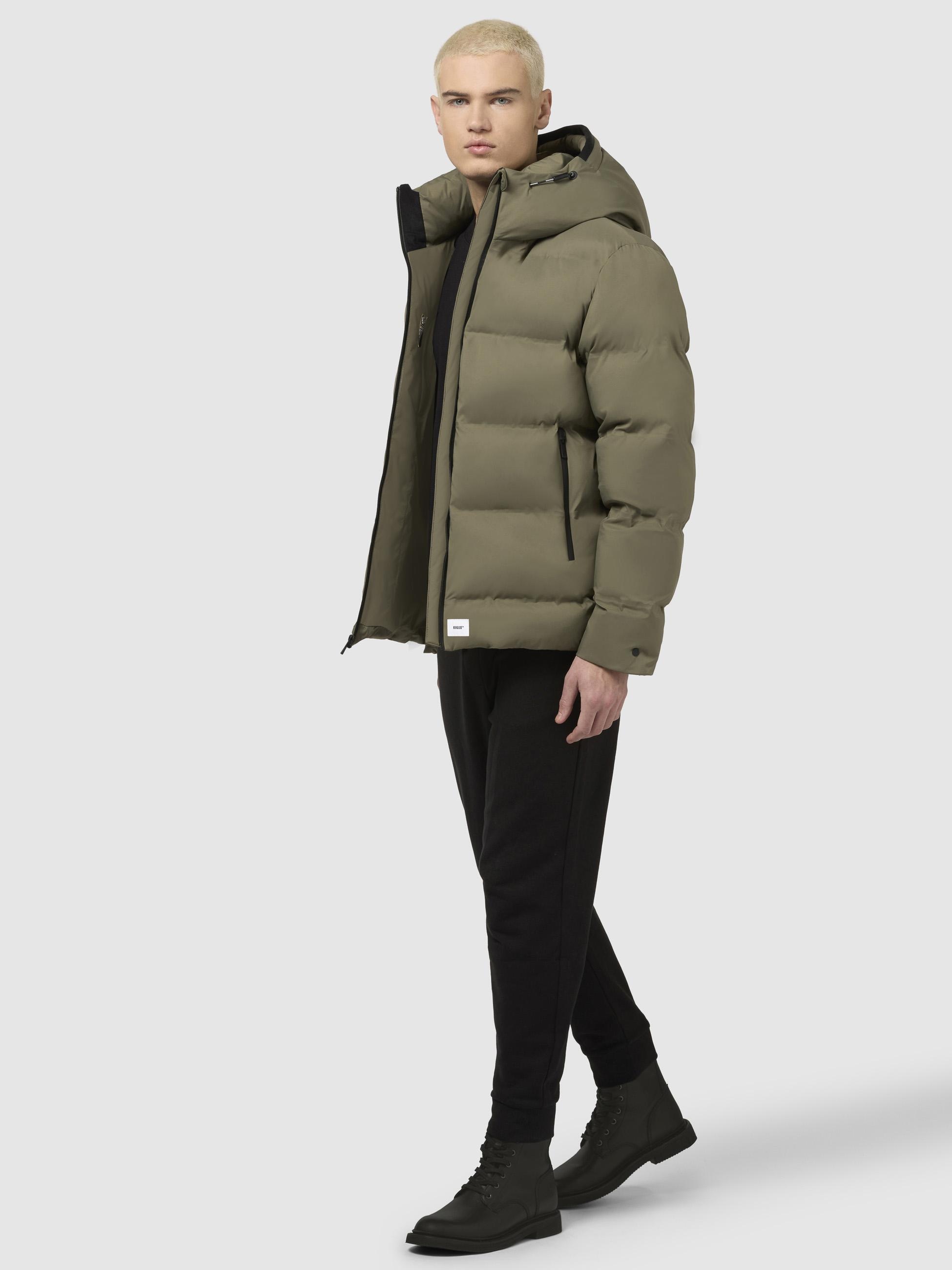 khujo Steppjacke »Silas2«, mit Kapuze, Warme Herren Winterjacke mit großer Kapuze