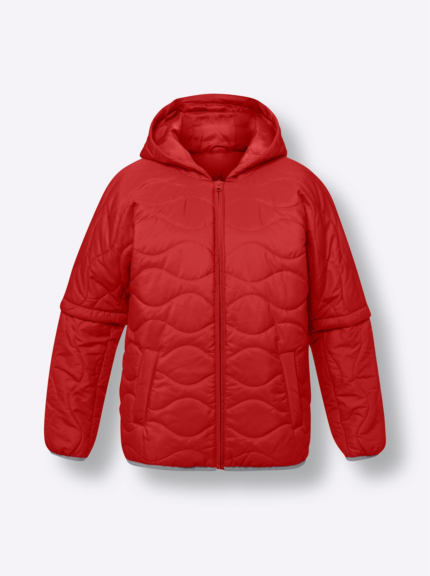 Classic Basics Steppjacke, mit Kapuze
