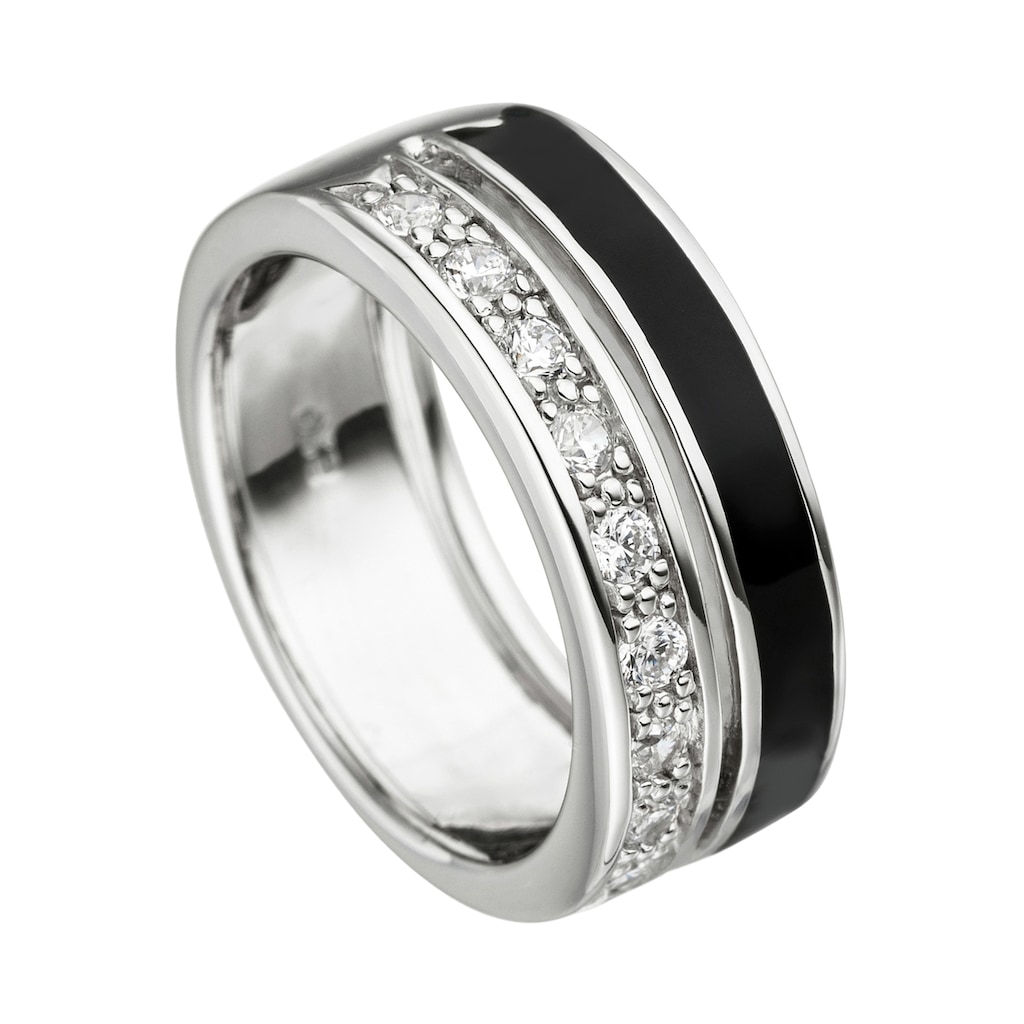 JOBO Silberring »Ring mit Zirkonia«