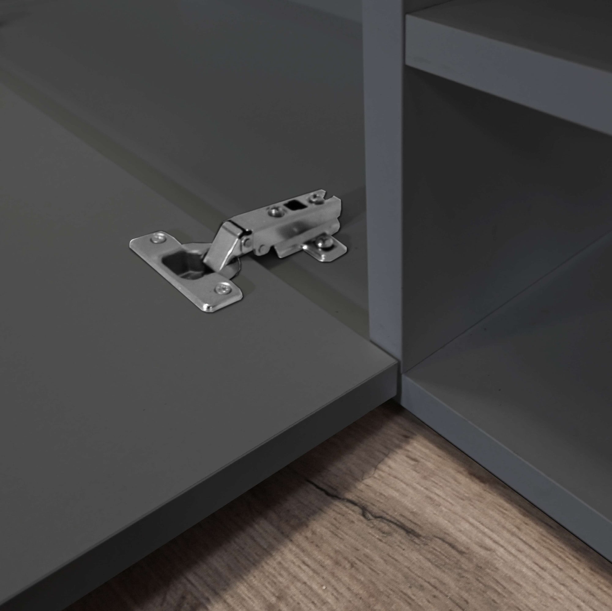 OTTO home Lowboard »New Garda,Lowboard mit Aufsatz,TV-Board mit Ausatz,TV-Schrank-Tv Bank« 1 Stk. tlg. Breite verstellbar v. 183 bis 310 cm,2 Klappen  und L-Förmiger Aufsatz