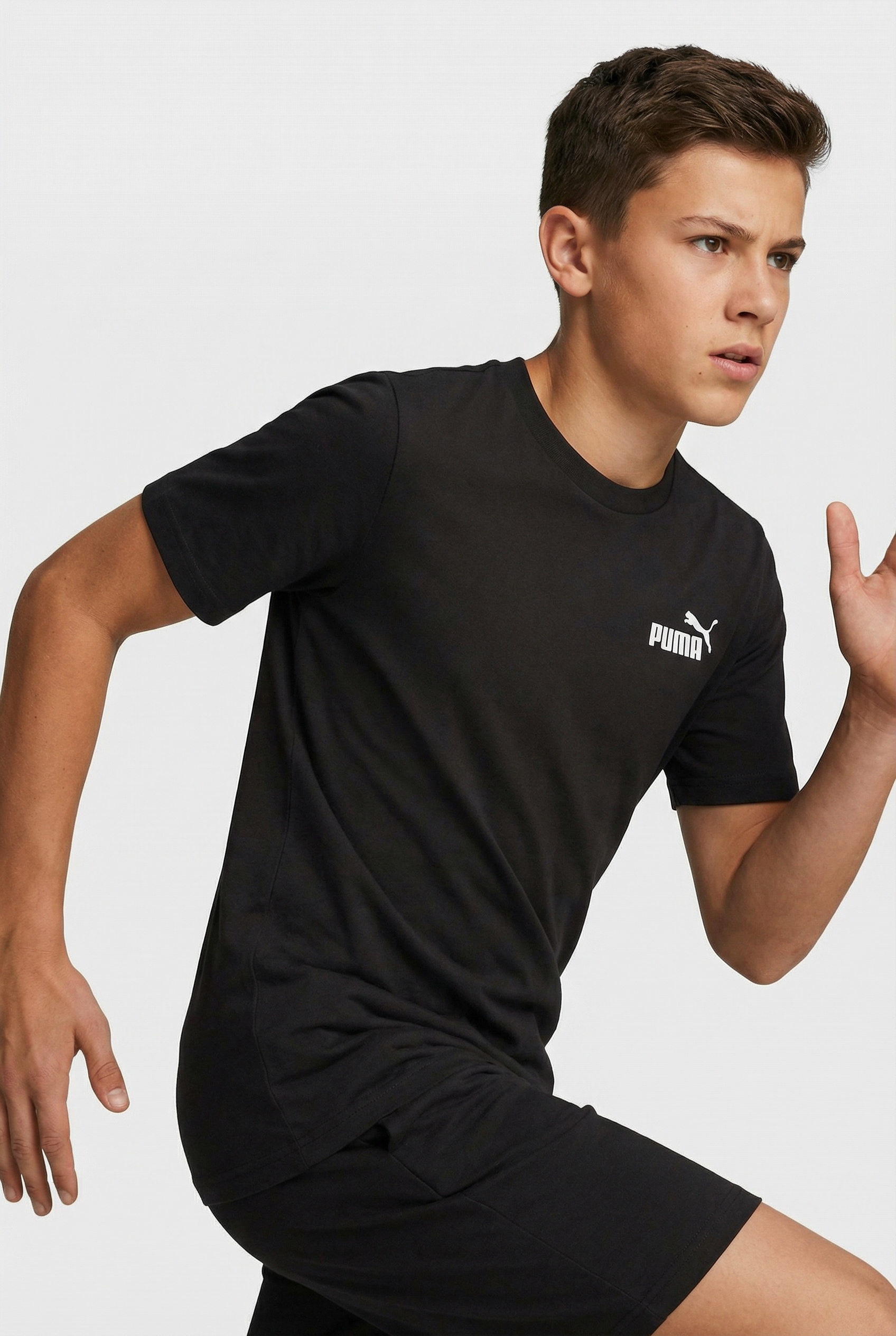 PUMA T-Shirt »ESS 2 COLOR SMALL NO 1 LOGO TEE B« mit Rundhalsausschnitt, Kurzarm, ohne Kapuze, mit gesticktem Logo