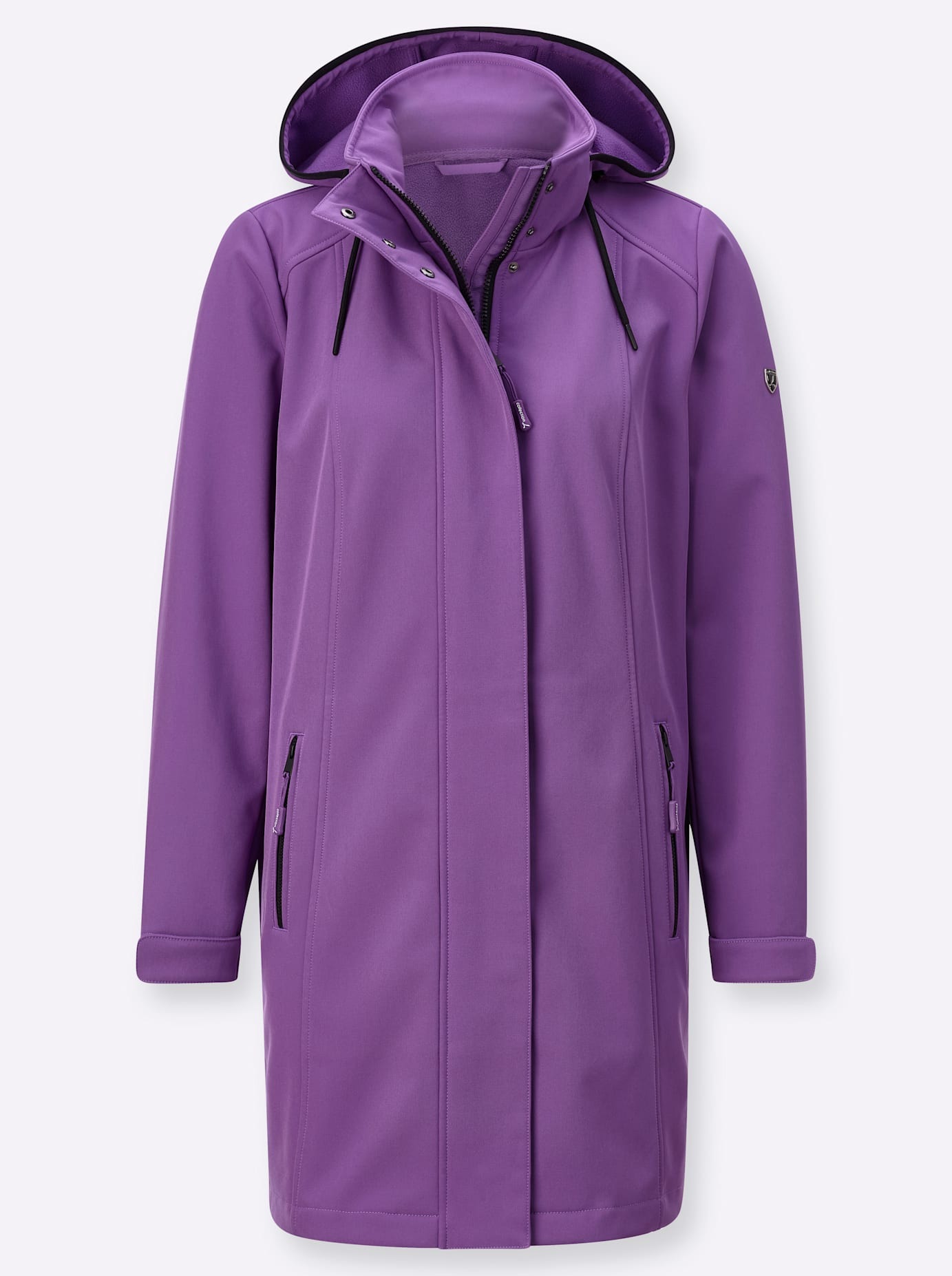 Casual Looks Women's Softshell Jacket Purple Size 23 3