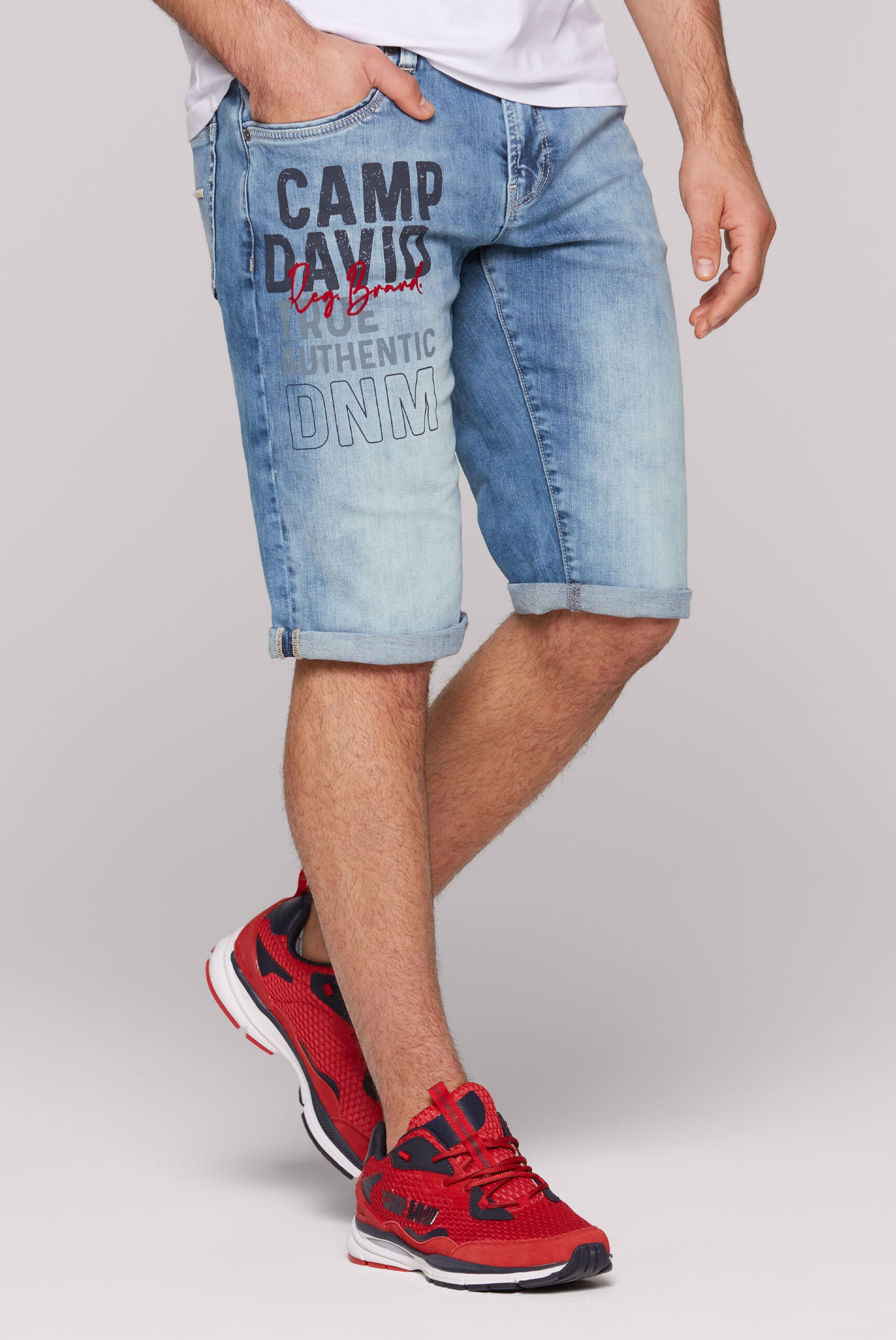 CAMP DAVID Jeansshorts, mit Turn-Up Saum günstig online kaufen