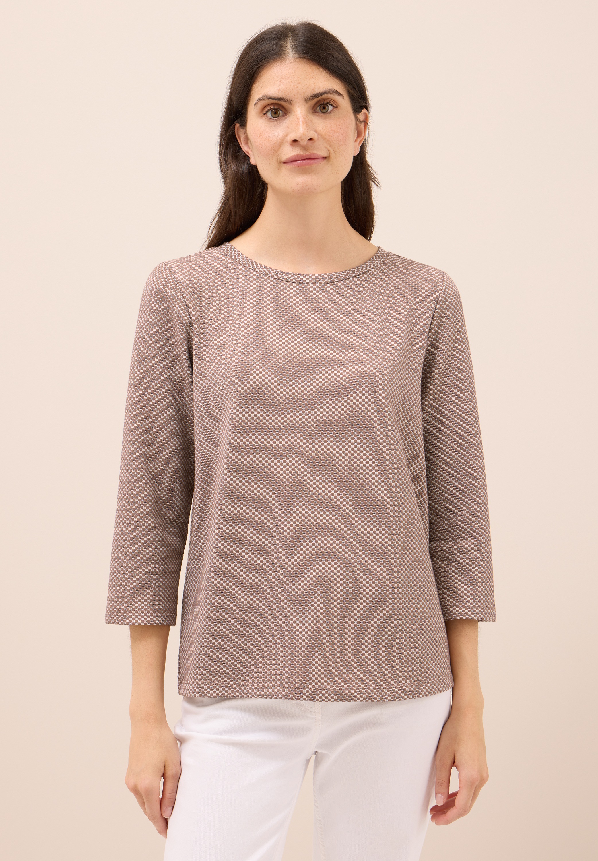 Cecil 3/4-Arm-Shirt, mit Materialmix günstig online kaufen
