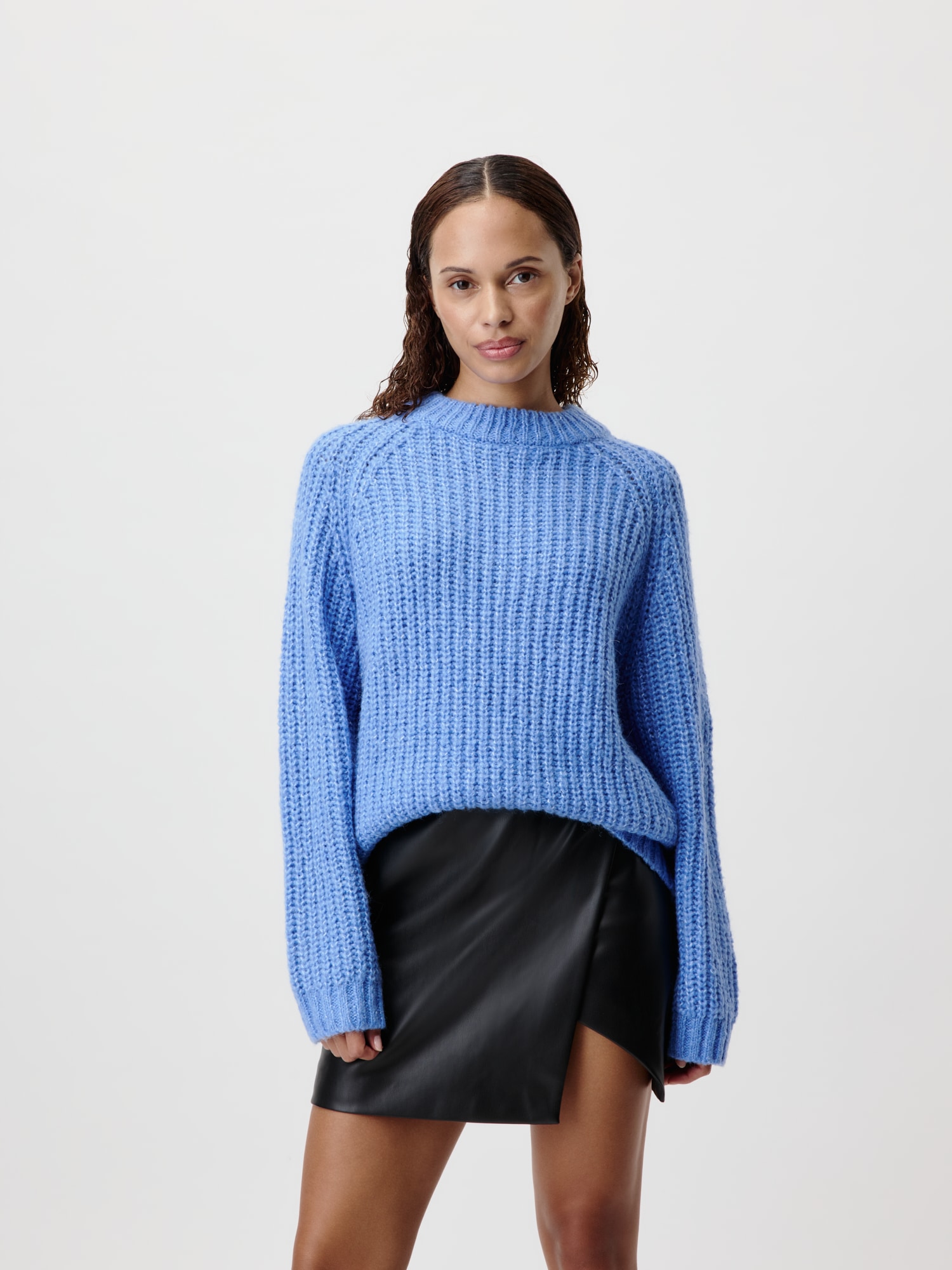 LeGer Strickpullover "Leslie, LeGer by Lena Gercke", Loose fit mit Rundhals günstig online kaufen