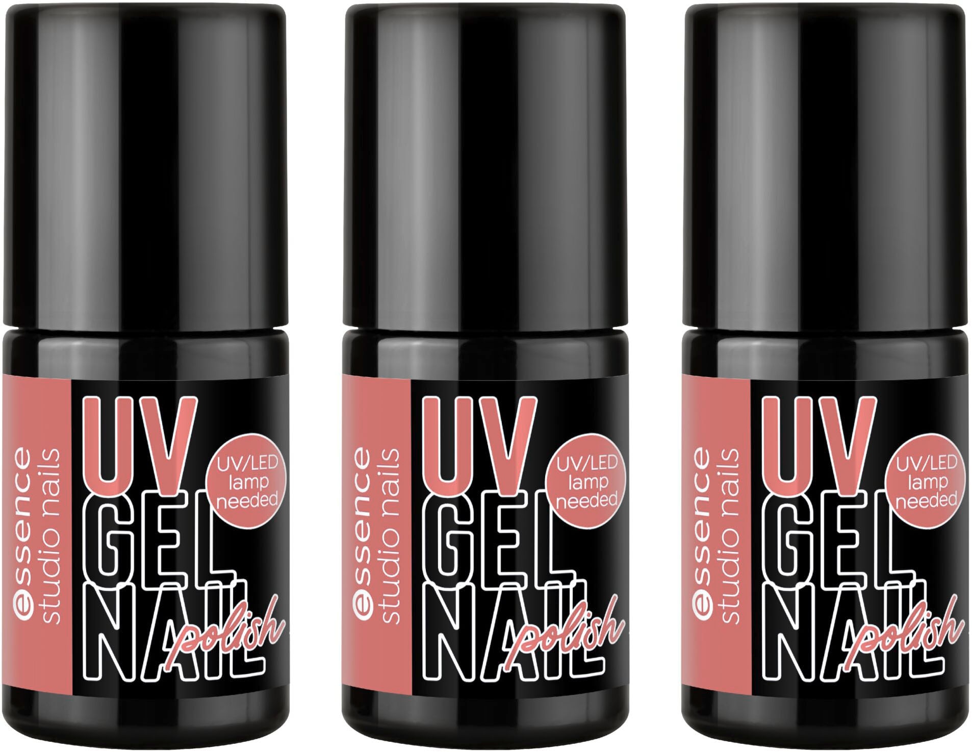 Nagellack »studio nails UV GEL NAIL polish«, (Set, 3 tlg.)