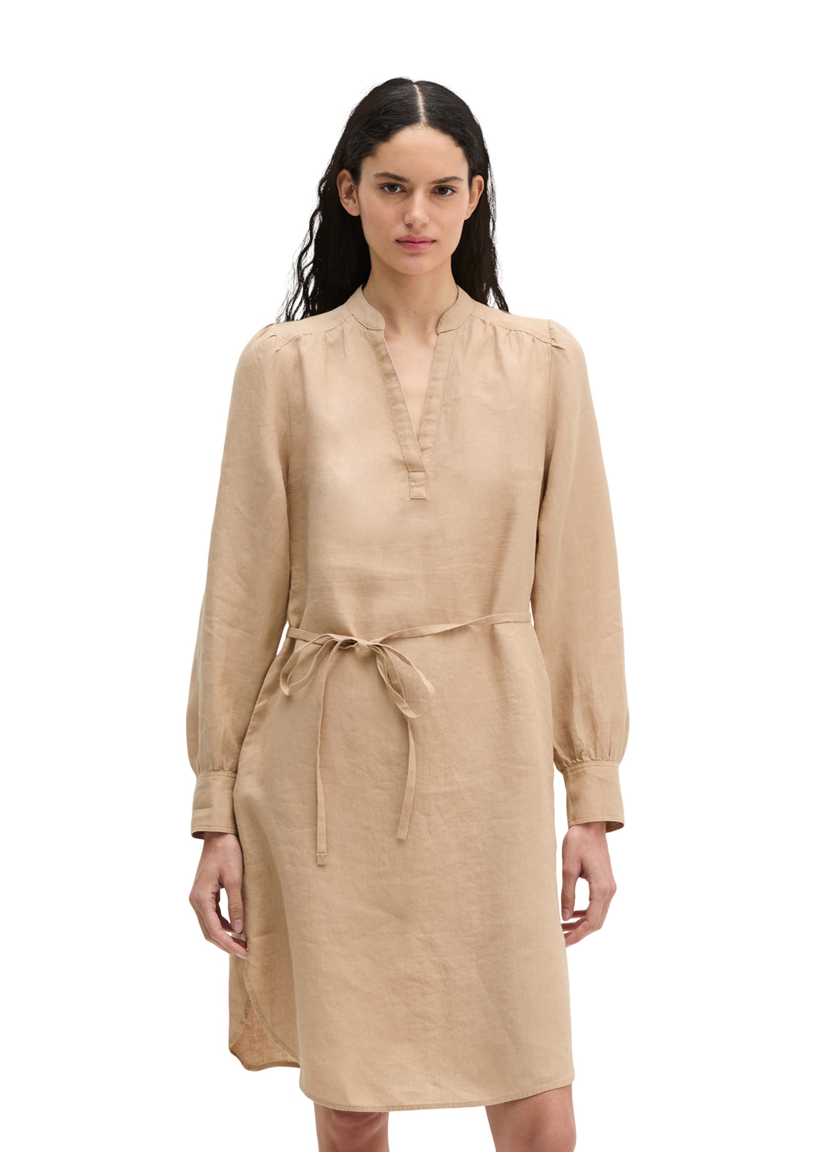 Marc OPolo Midikleid "mit Taillenbindeband"