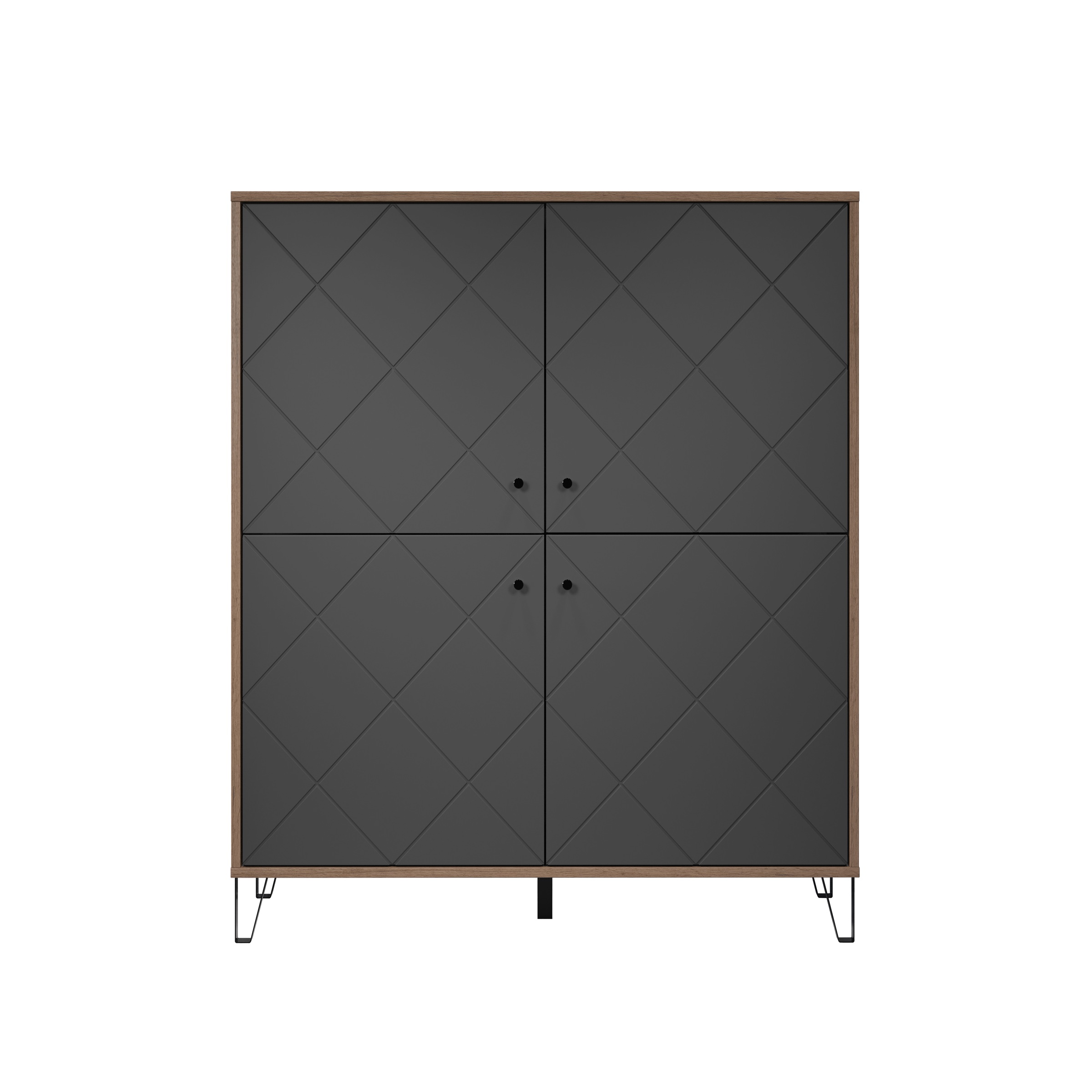 Places of Style Highboard "Molveno", (1 St.), Highboard mit 4 Türen & Soft- günstig online kaufen
