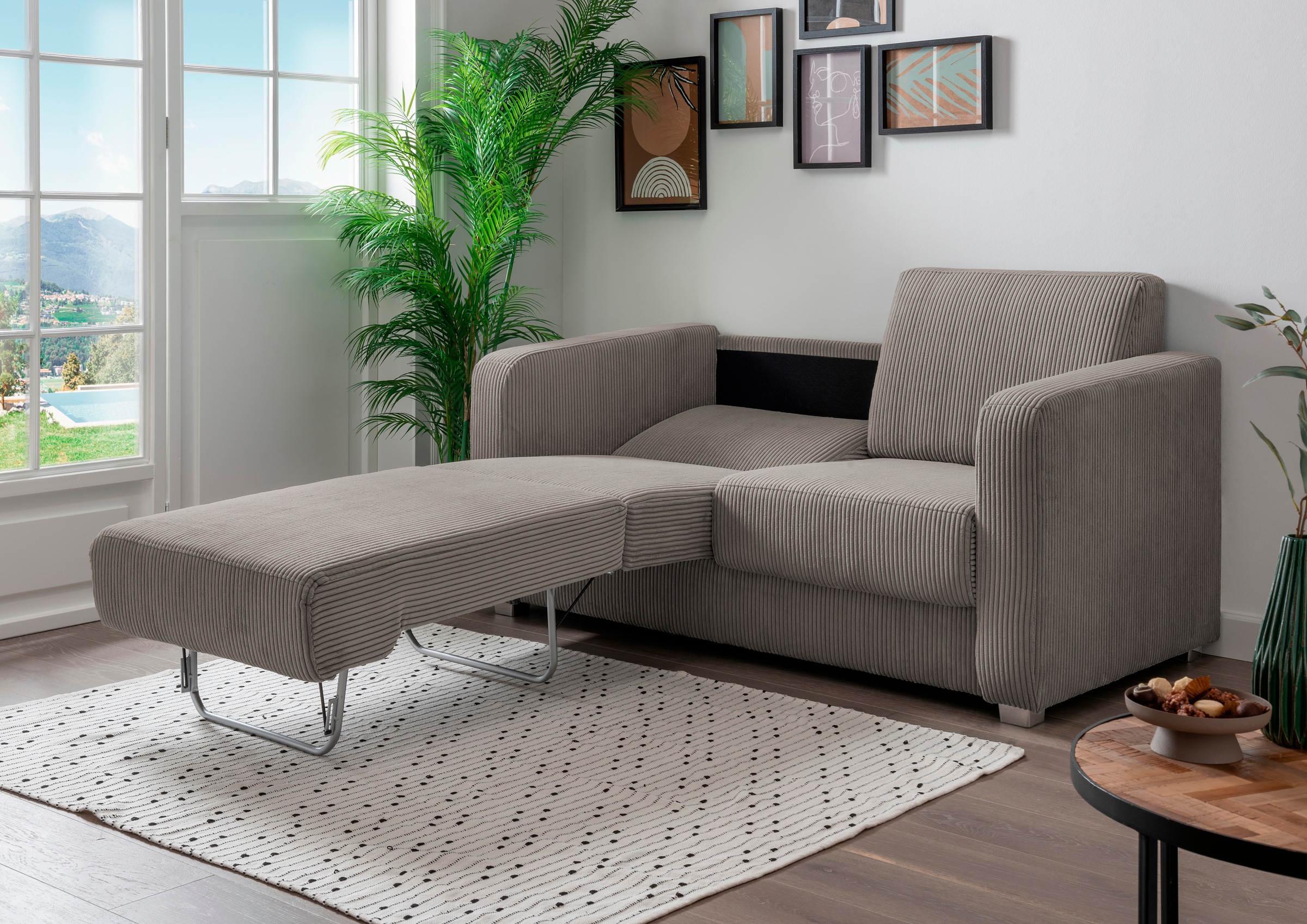 Home affaire Schlafsofa "Mia Problemlöser Sofa, Einzelauszug, Bettsofa, zei günstig online kaufen