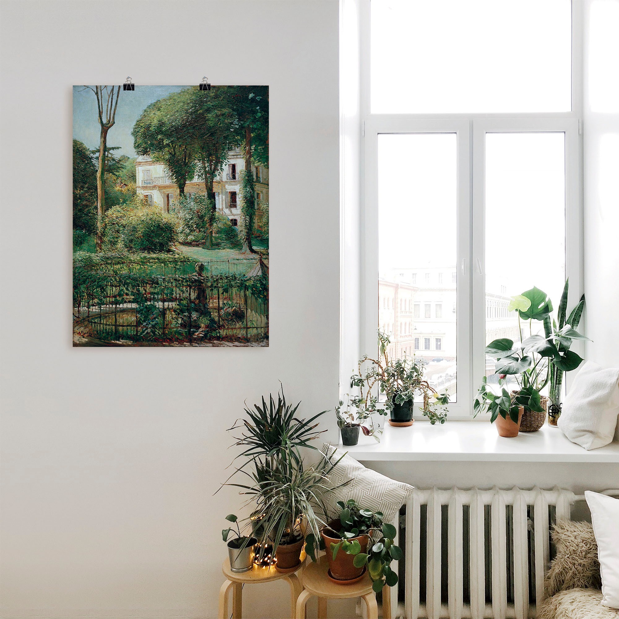 Artland Wandbild »Villa in Paris«, Gartenbilder, (1 St.), als Leinwandbild, Poster in verschied. Größen