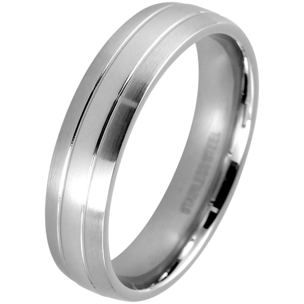Fingerring ADELIA´S "Herren Ring aus Edelstahl" Gr. 72, silber, Fingerringe, Herren, 72, Edelstahl, Fingerring 6