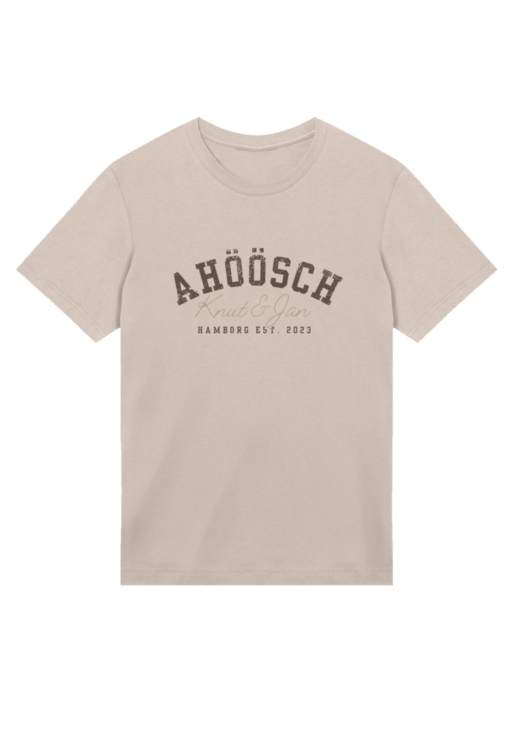 F4NT4STIC T-Shirt »Knut & Jan Hamburg Ahöösch Plattdeutsch«, Premium Qualität
