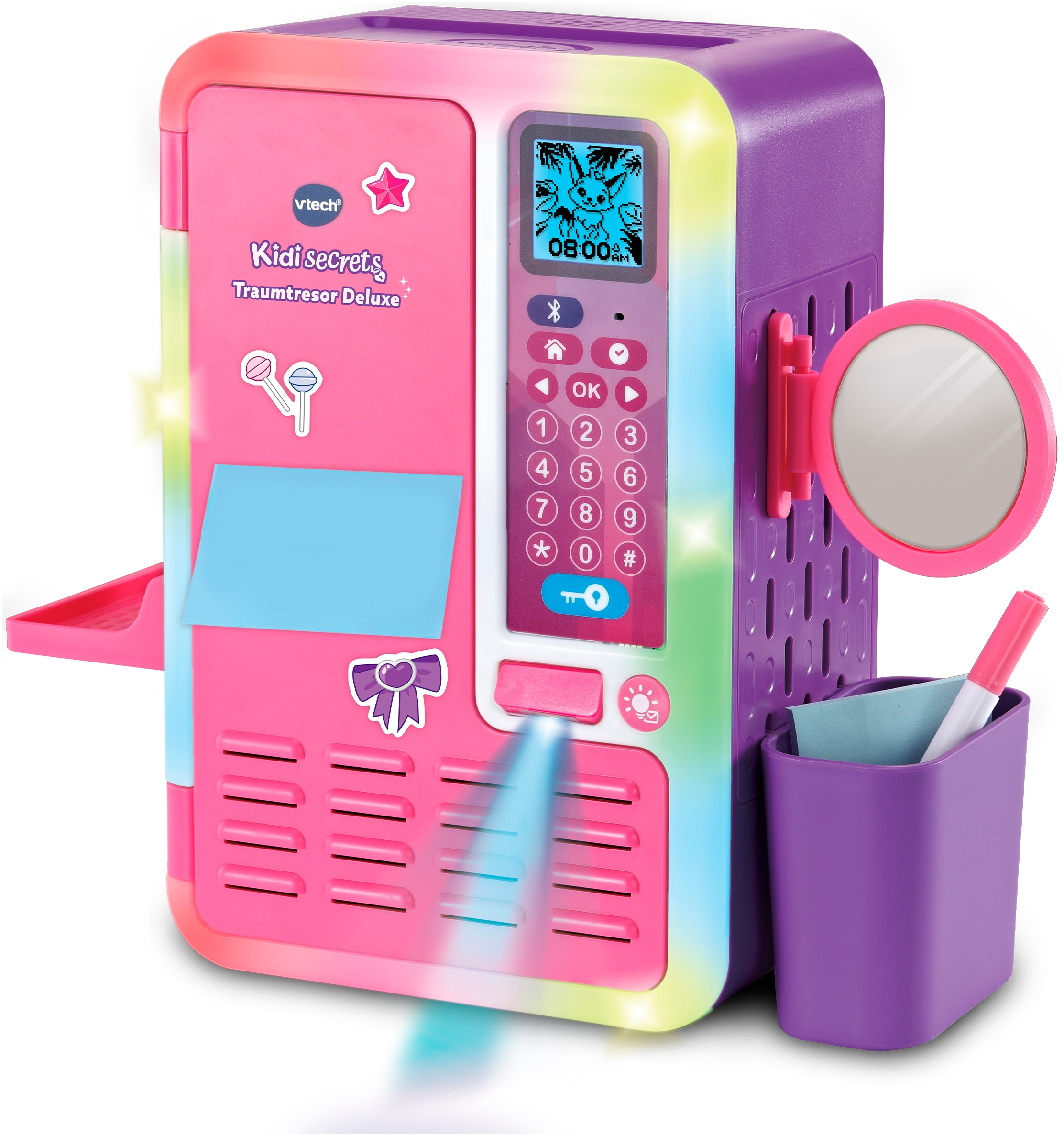 Vtech® Elektronisches Tagebuch »KidiSecrets Traumtresor Deluxe« mit leuchtendem Rahmen
