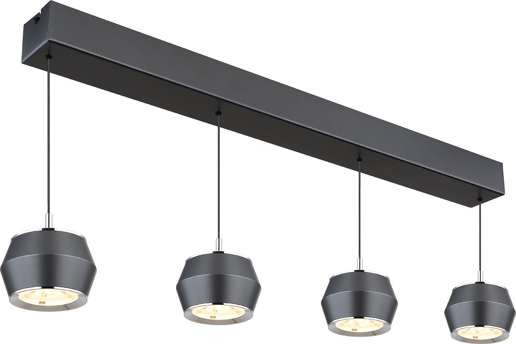 GLOBO LIGHTING LED Pendelleuchte »MARTHY« LED-Modul 1 Stk. Warmweiß Hängeleuchte/Pendelleuchte/Esszimmer/Wohnzimmer/rund/höhenverstellbar