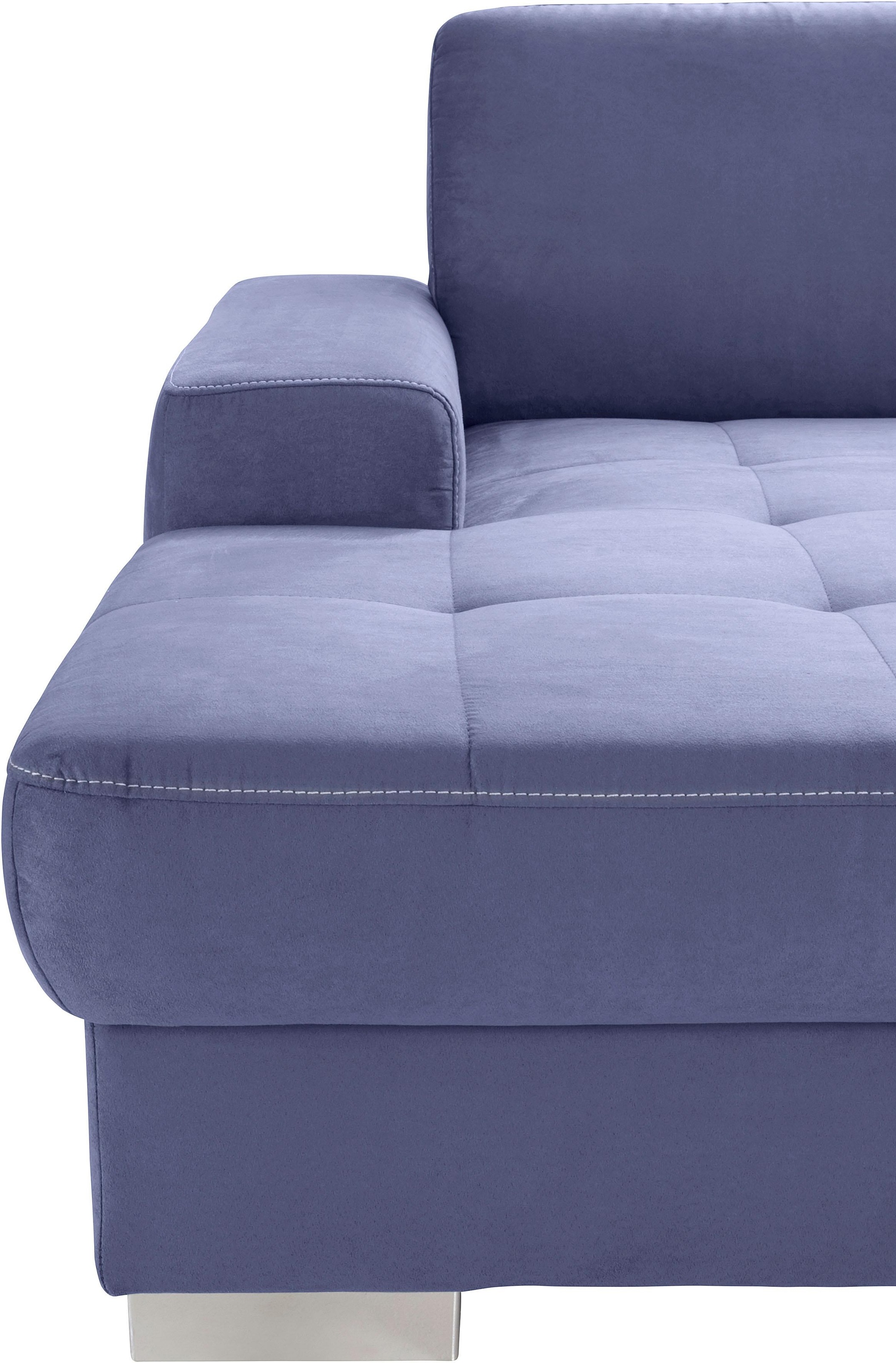 sit&more Wohnlandschaft »Santorini U-Form« mit Federkern und Sitztiefenverstellung, wahlweise mit Bettfunktion