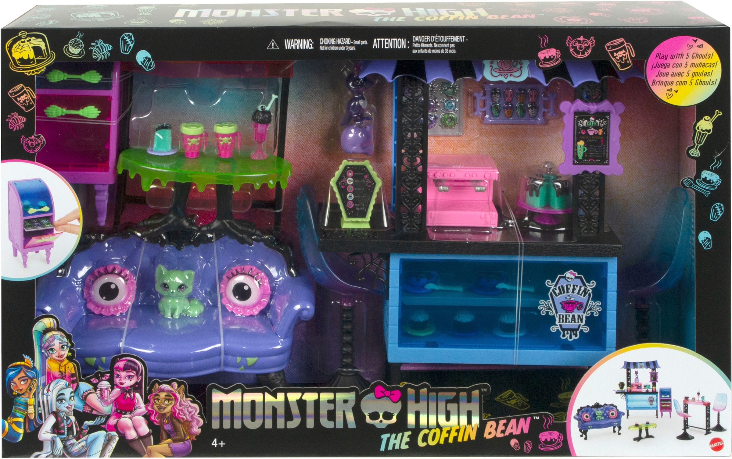MonsterHigh™ Spielwelt »Monster High, Cafè Schwarze Seele«