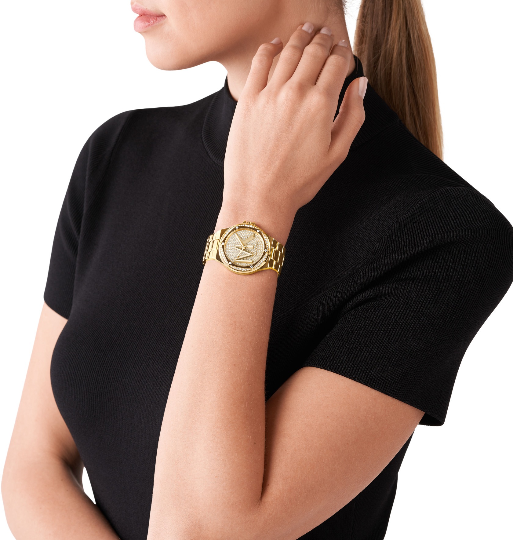 MICHAEL KORS Quarzuhr »LENNOX«, Armbanduhr, Damenuhr, analog, Edelstahlarmband