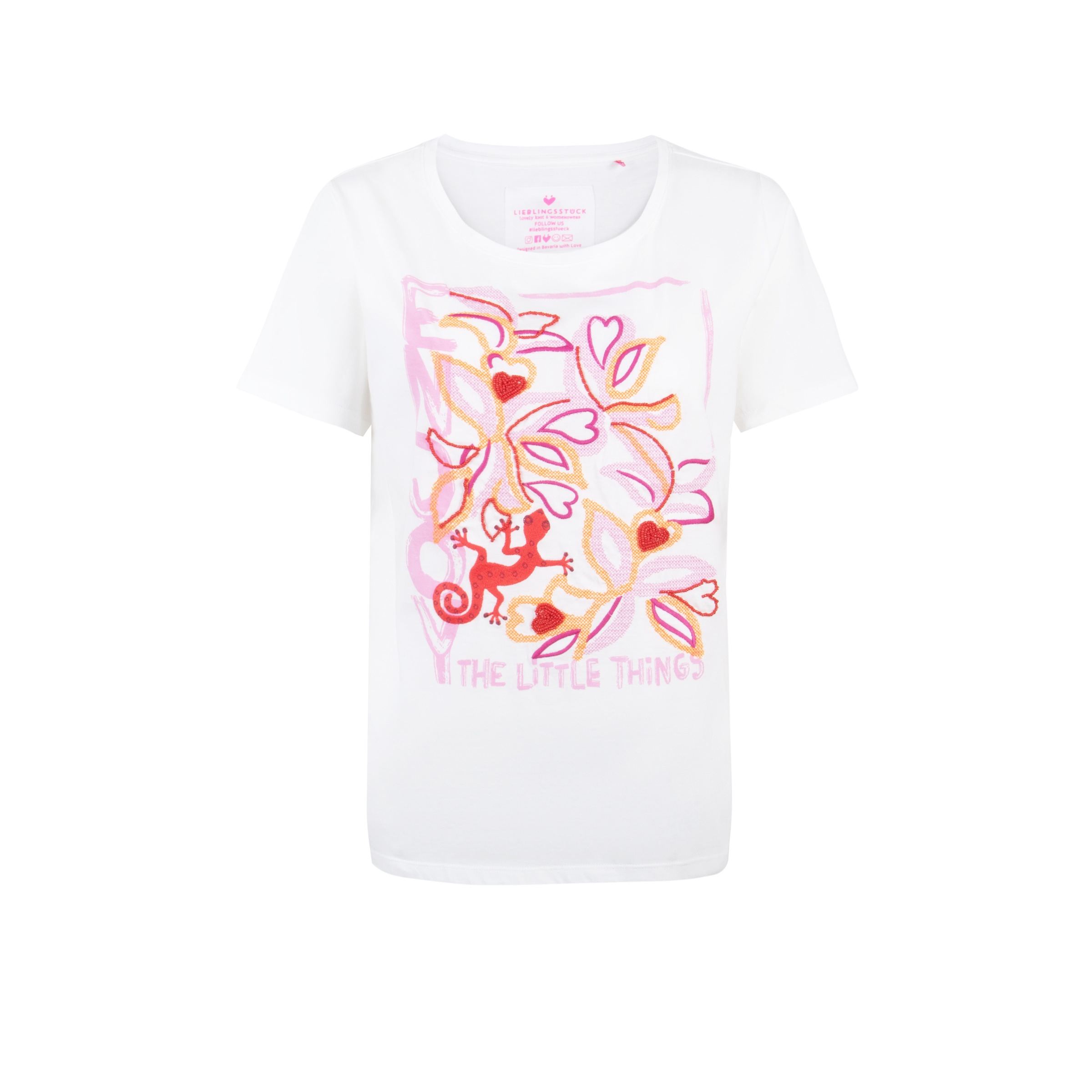 Thumbnail - Lieblingsstück Rundhalsshirt "ClairyL" mit großem Frontprint