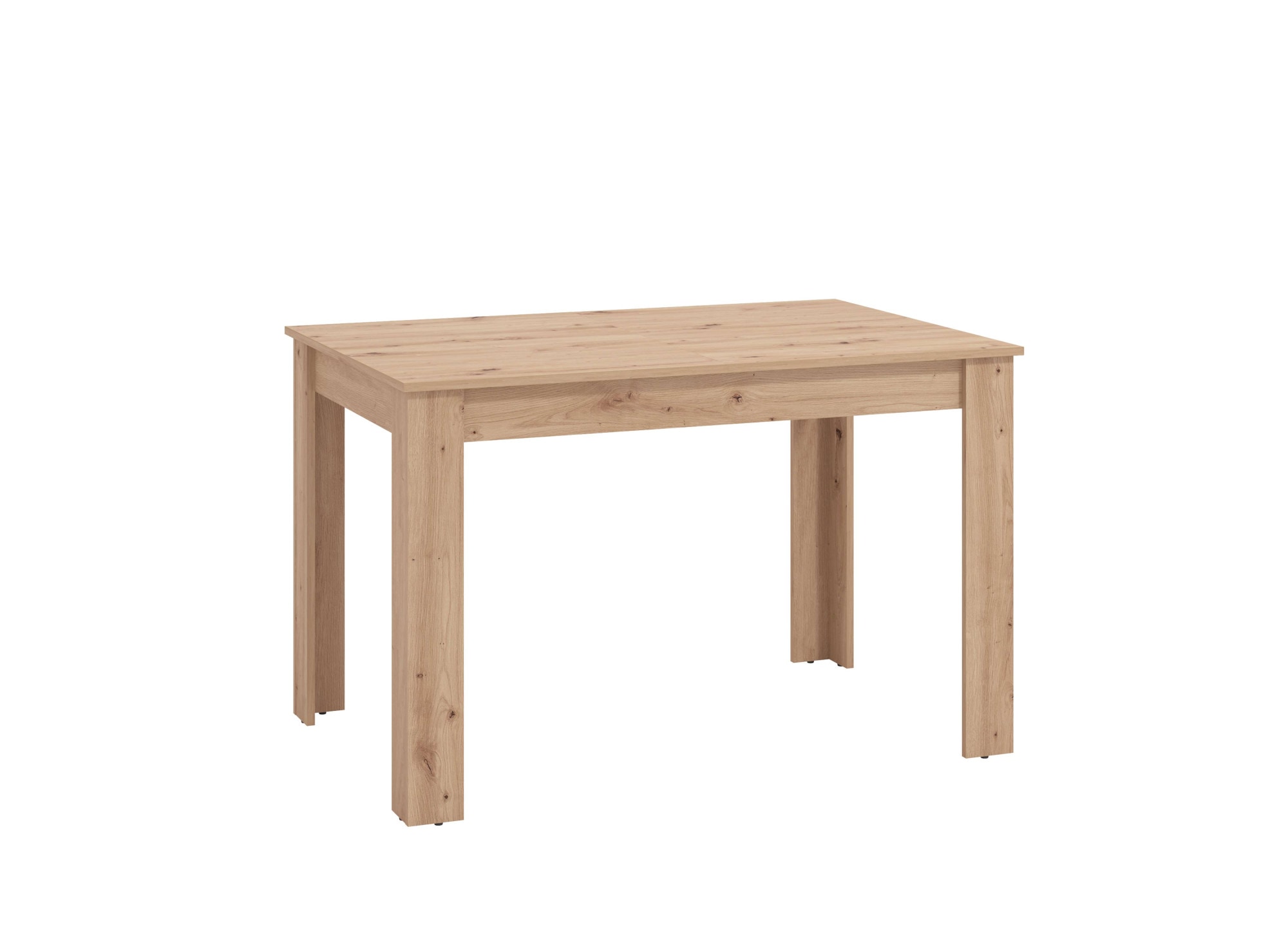 OTTO home Esstisch "Hamar Esszimmertisch 120x80, Weiß oder Eiche Holz Küchentisch" Verlängerbar durch Einlegeplatte, max. Breite 160 cm
