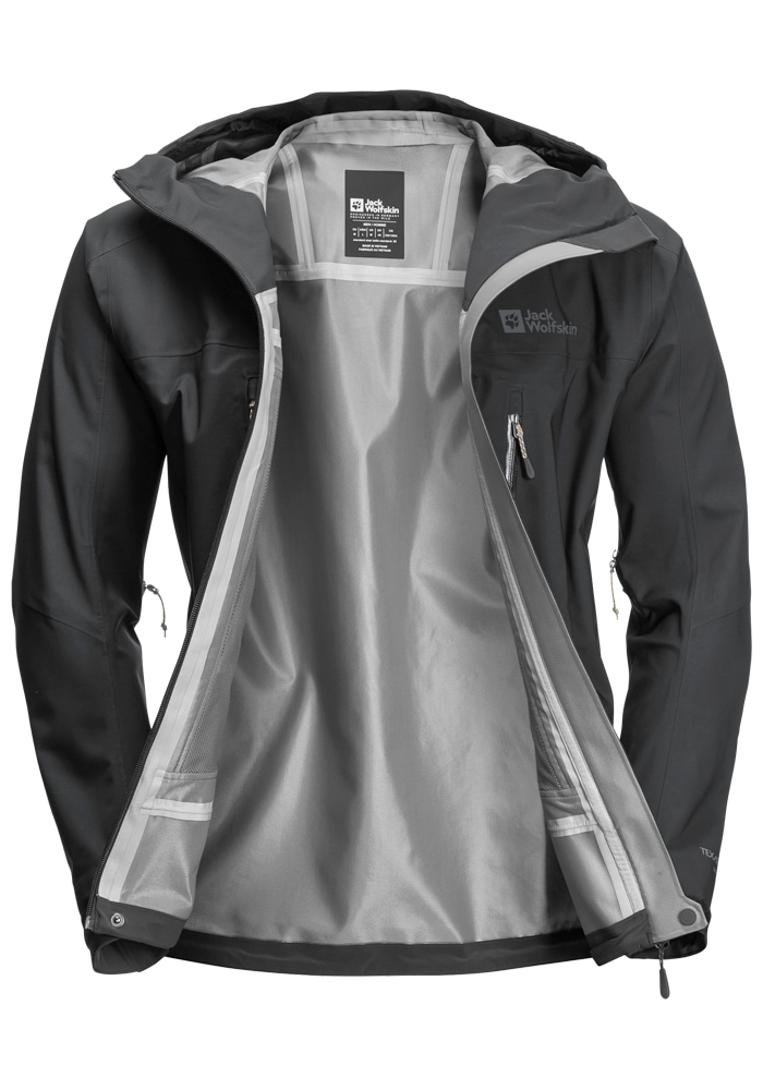 Jack Wolfskin Trekkingjacke »KAMMWEG 3L kaufen M«, ▷ BAUR mit | JKT Kapuze