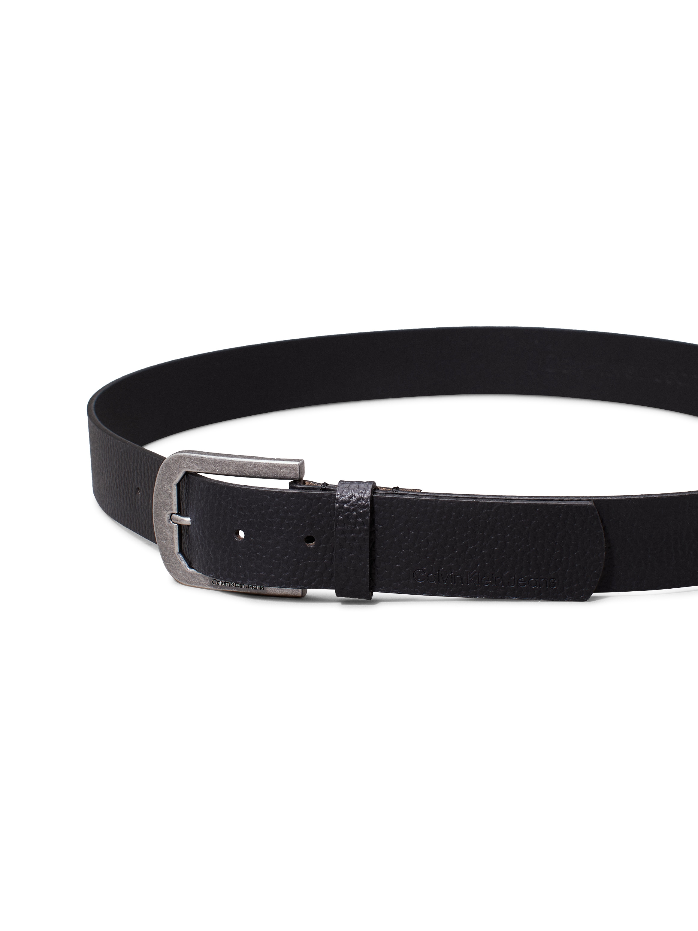 Calvin Klein Jeans Ledergürtel »CLASSIC PIN BUCKLE LTHR BELT35MM«, mit Logoprägung